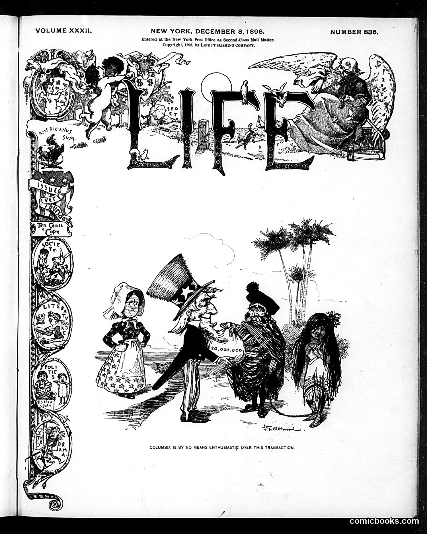 Life — December 8, 1898 — page 1 of 20