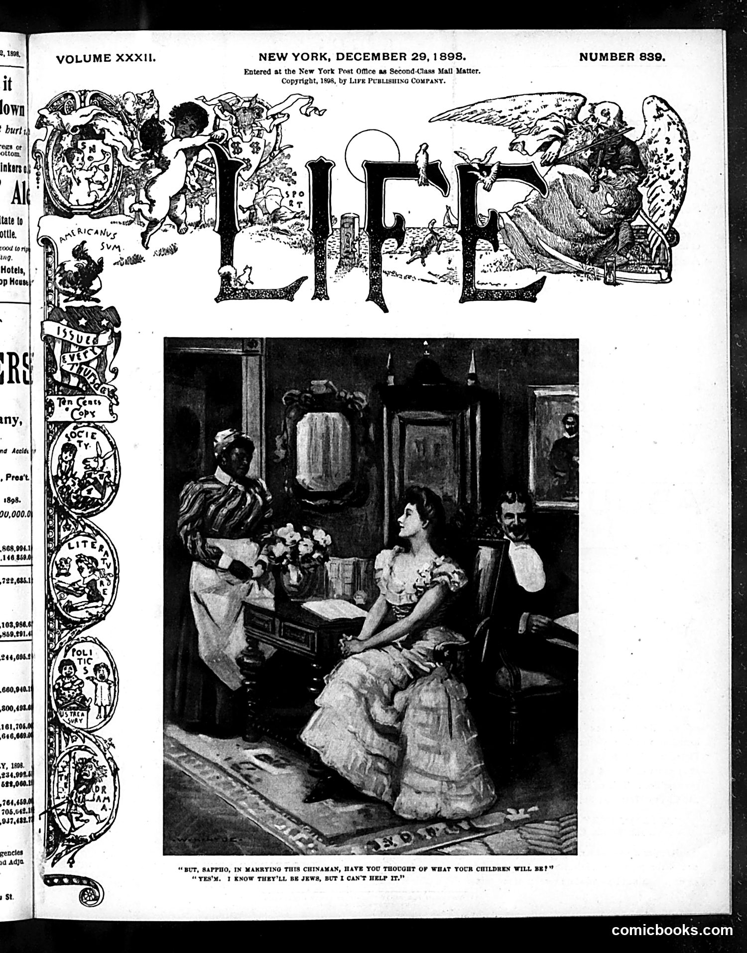 Life — December 29, 1898 — page 1 of 21