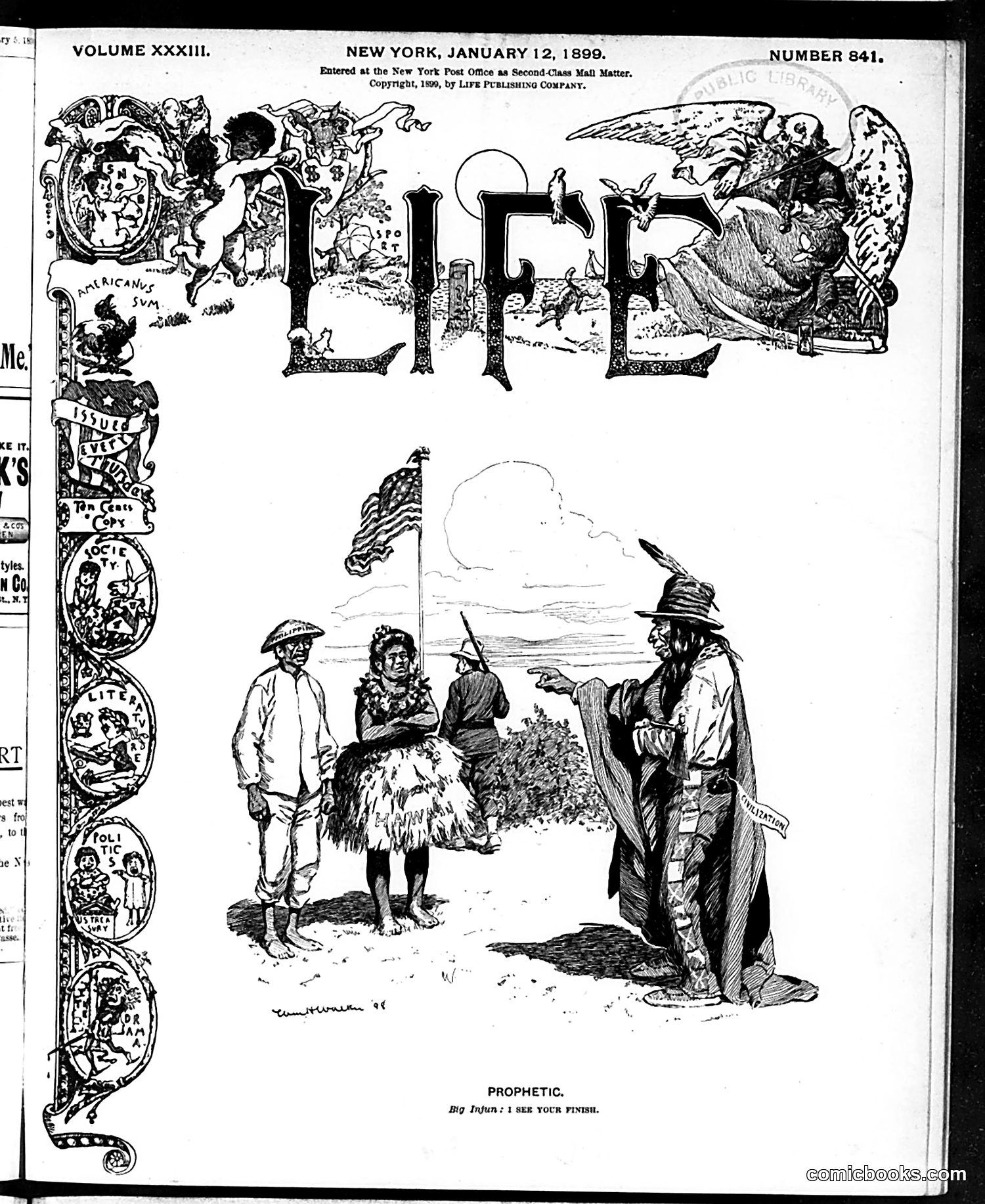 Life — January 12, 1899 — page 1 of 20