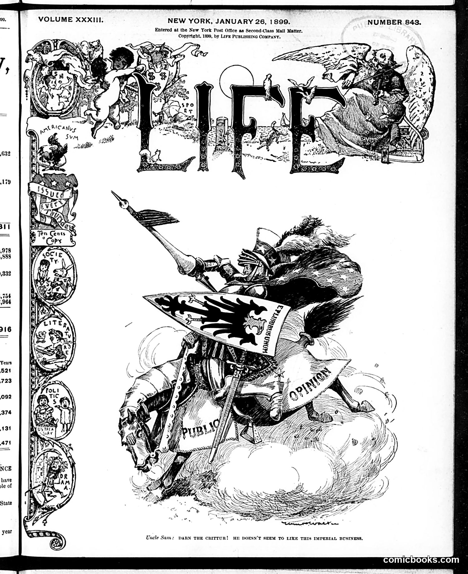 Life — January 26, 1899 — page 1 of 20