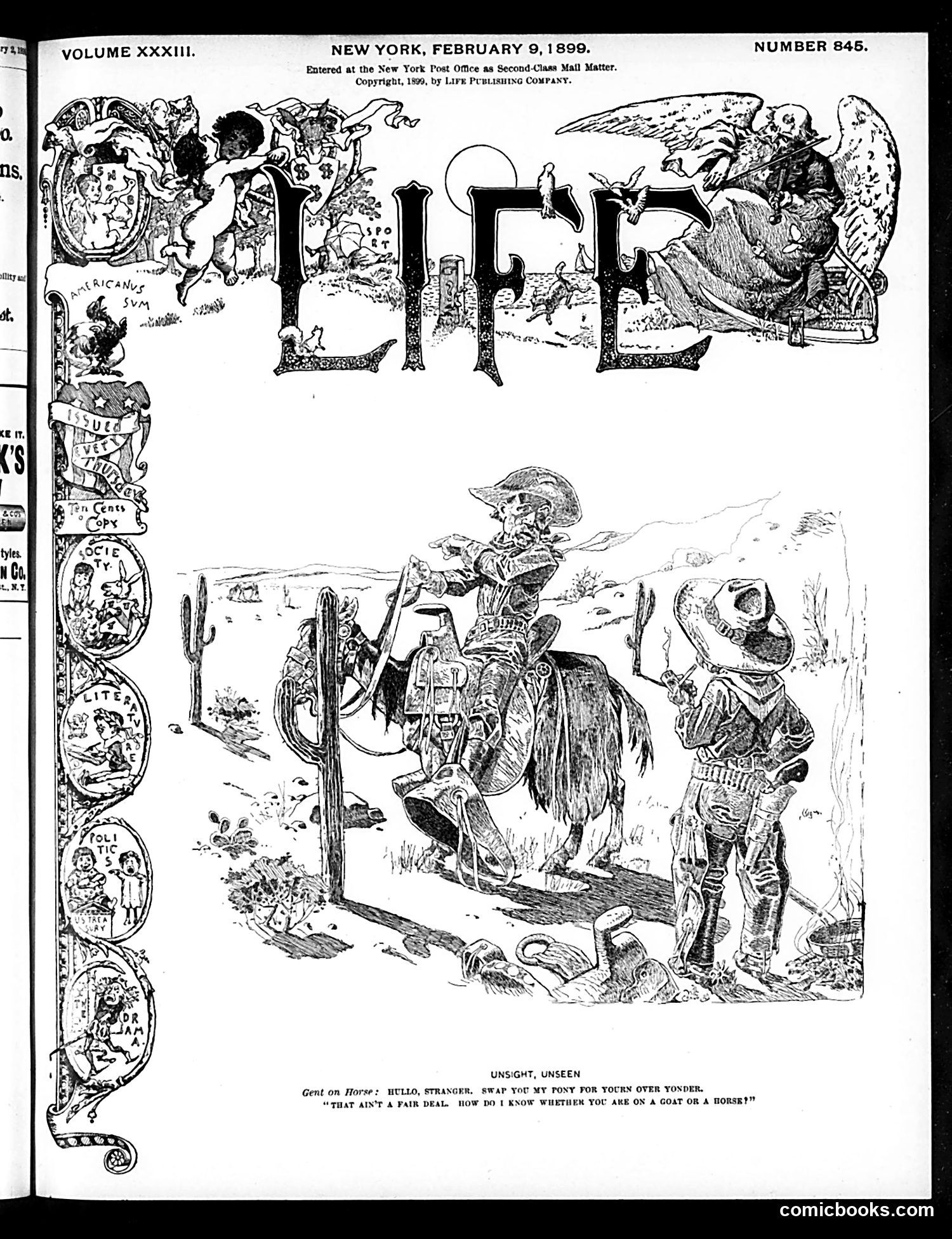 Life — February 9, 1899 — page 1 of 20