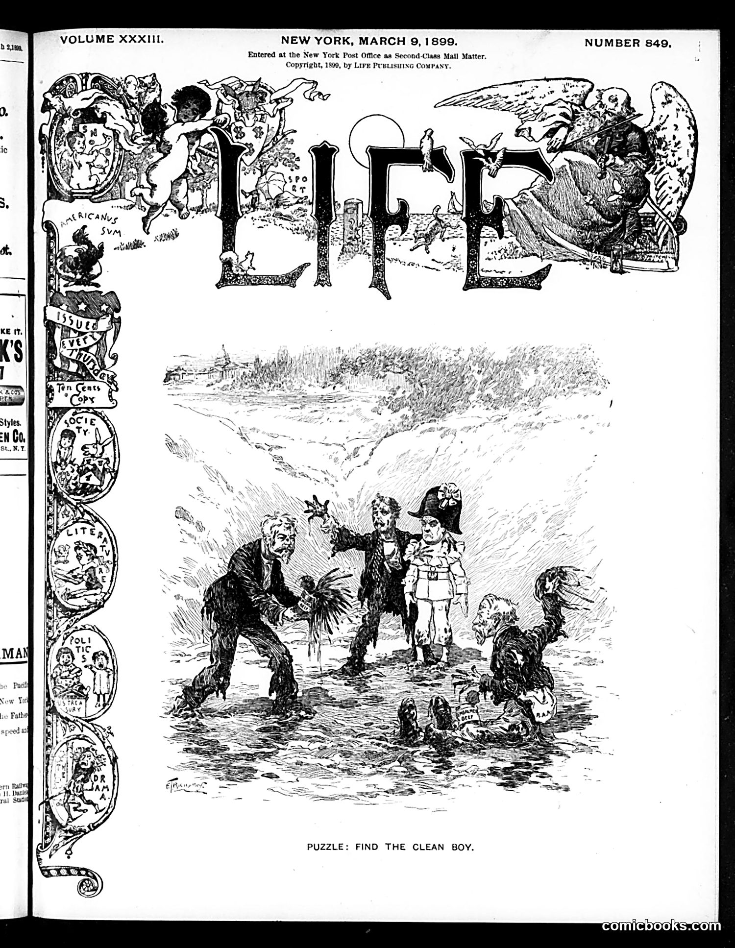 Life — March 9, 1899 — page 1 of 20
