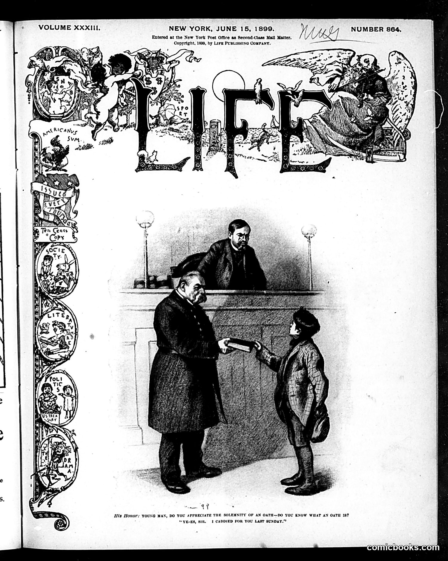 Life — June 15, 1899 — page 1 of 20