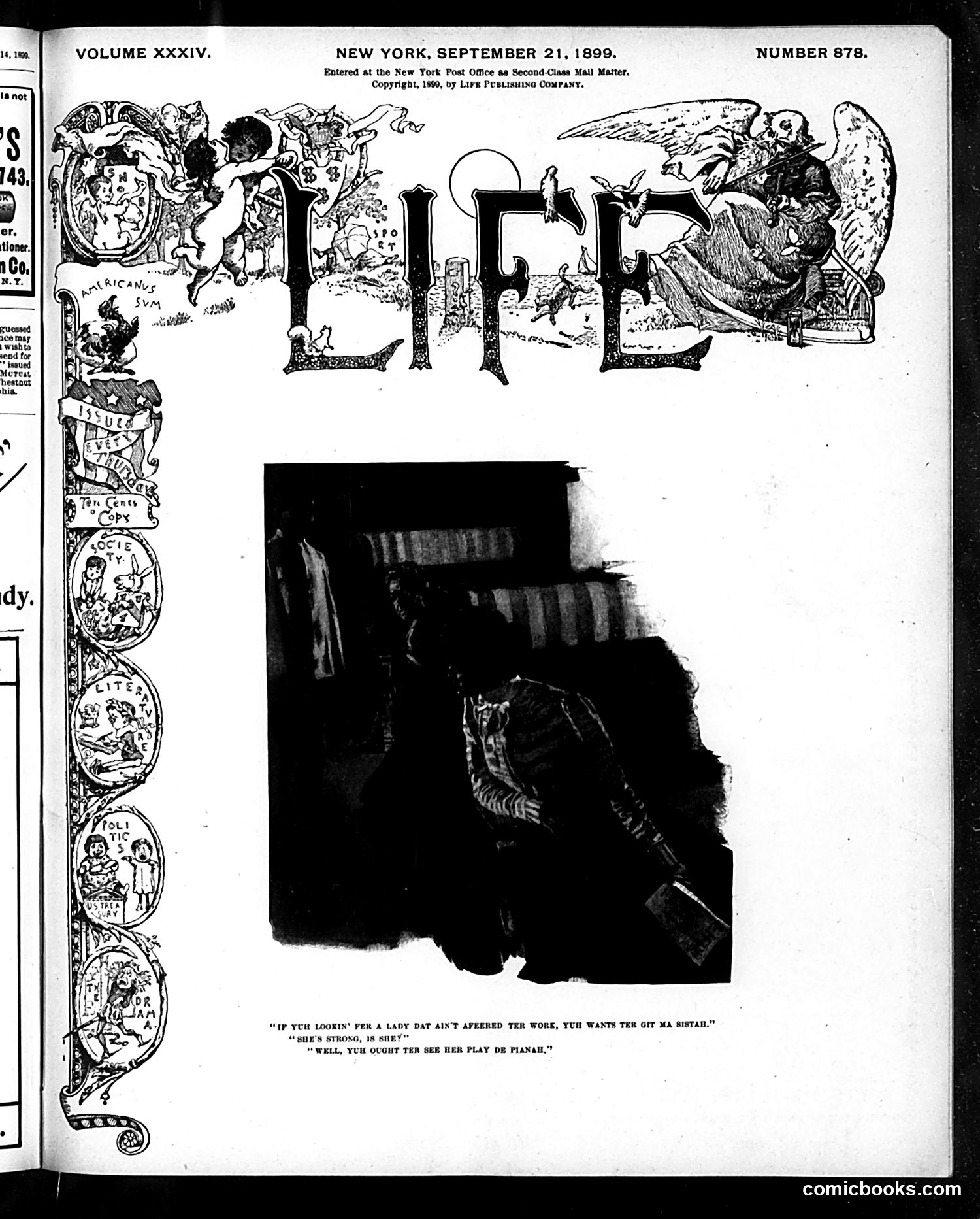 Life — September 21, 1899 — page 1 of 20