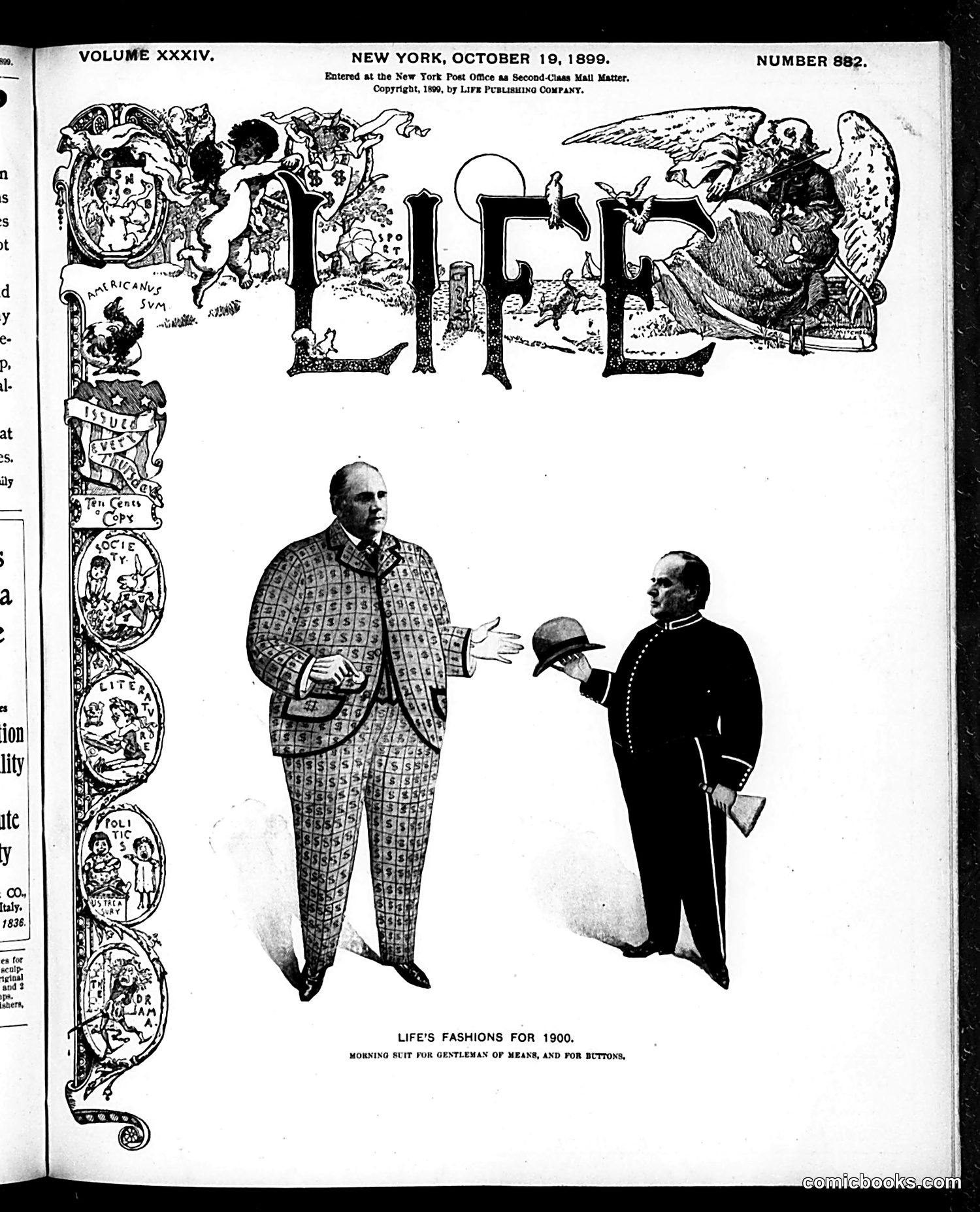 Life — October 19, 1899 — page 1 of 20