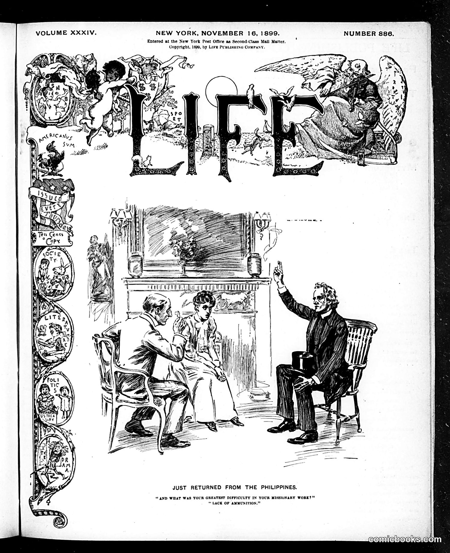 Life — November 16, 1899 — page 1 of 20