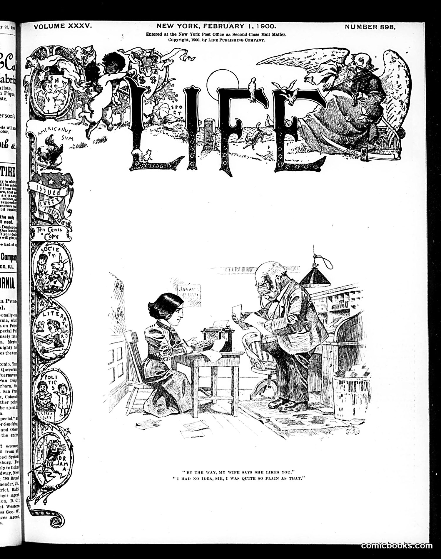 Life — February 1, 1900 — page 1 of 20