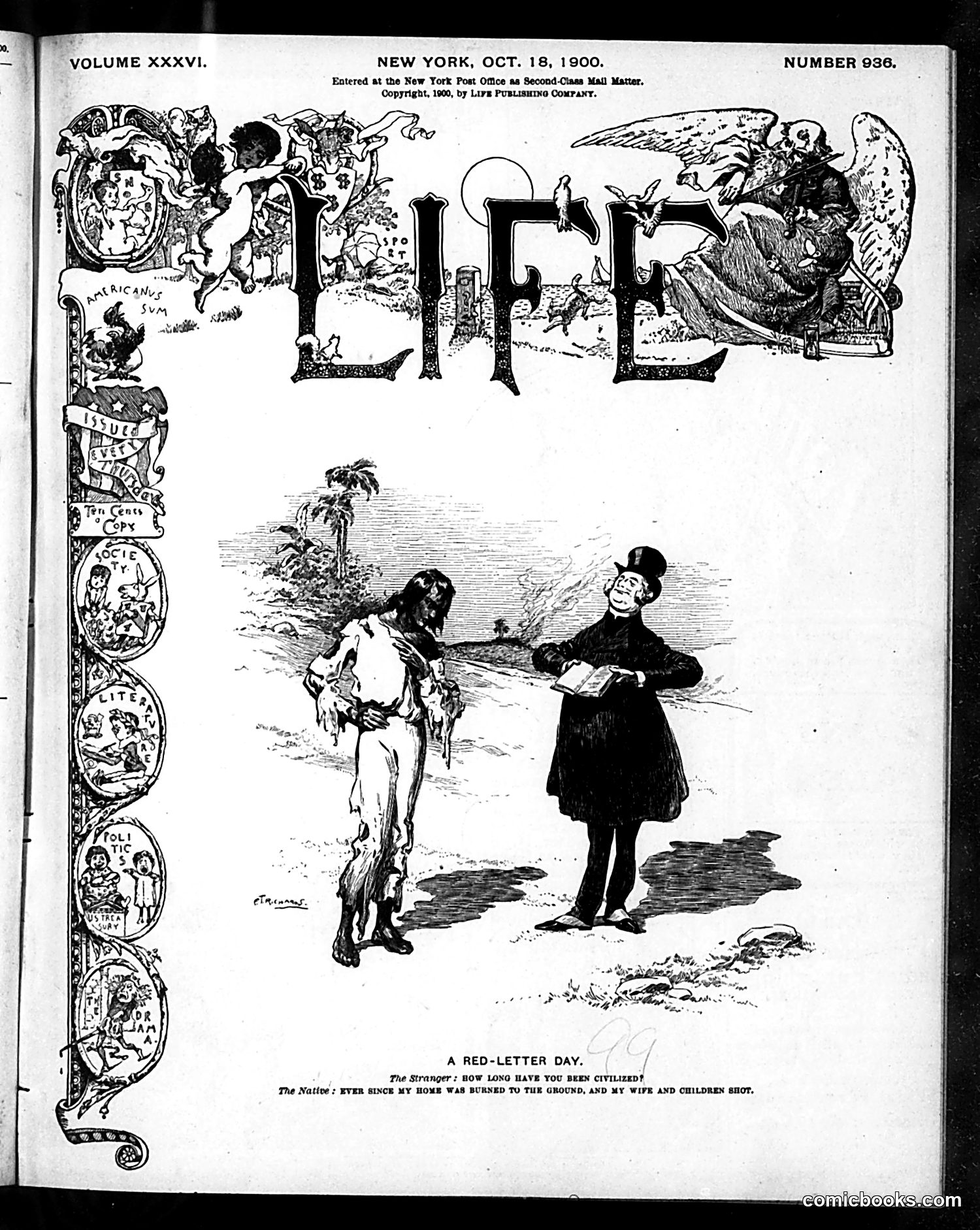 Life — October 18, 1900 — page 1 of 22