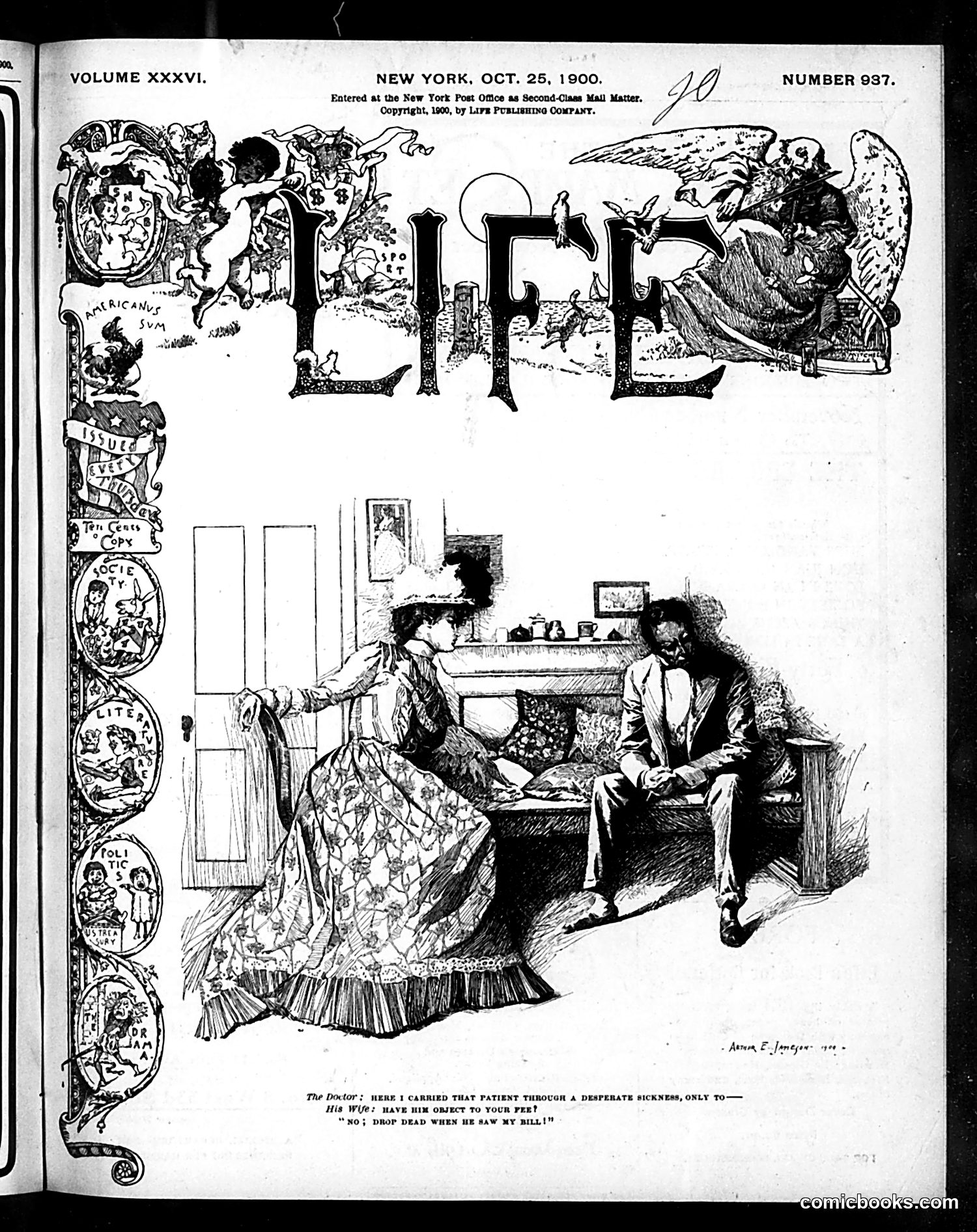 Life — October 25, 1900 — page 1 of 20