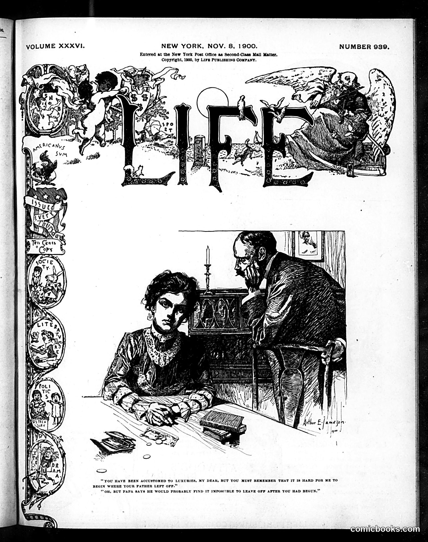 Life — November 8, 1900 — page 1 of 20