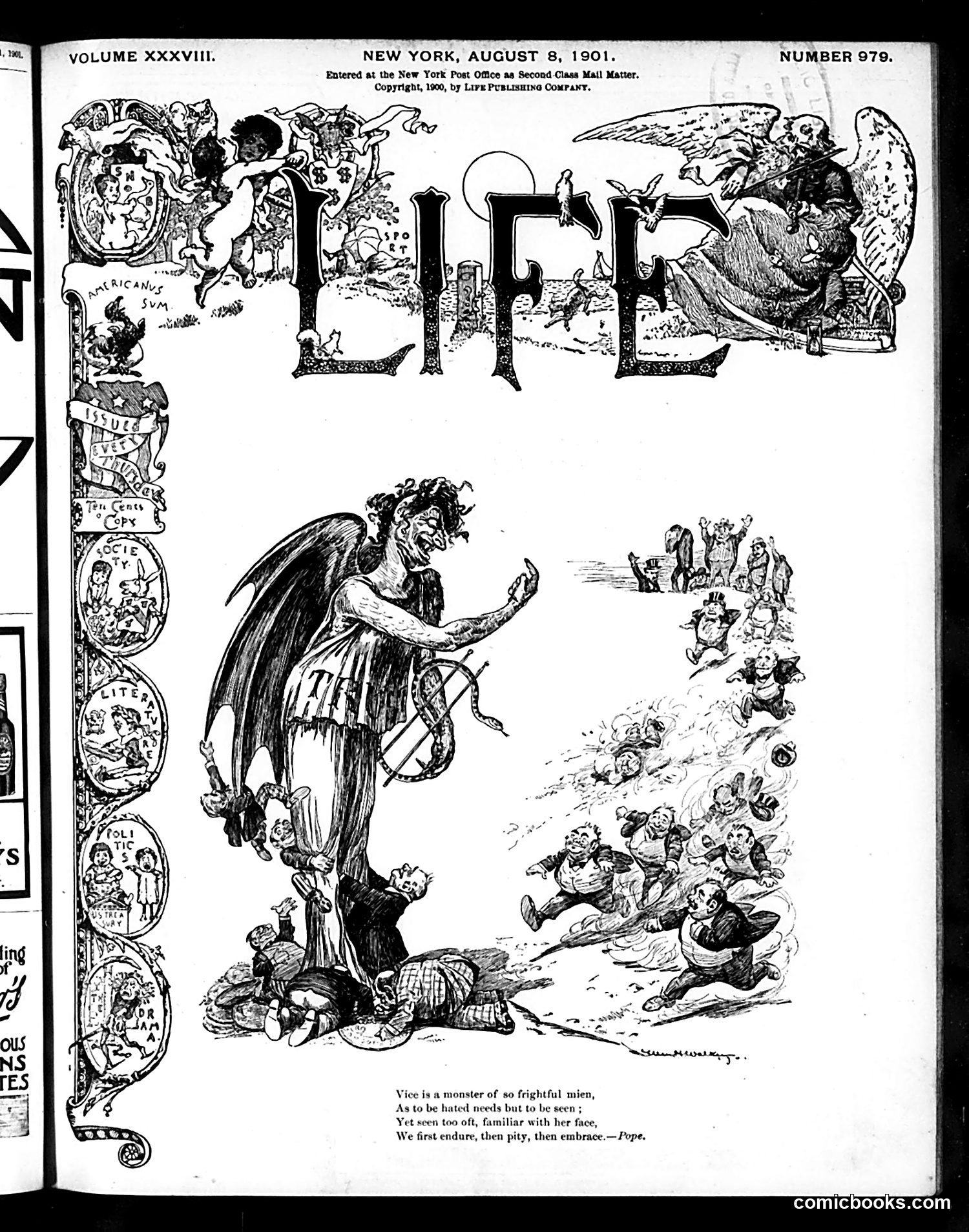 Life — August 8, 1901 — page 1 of 20