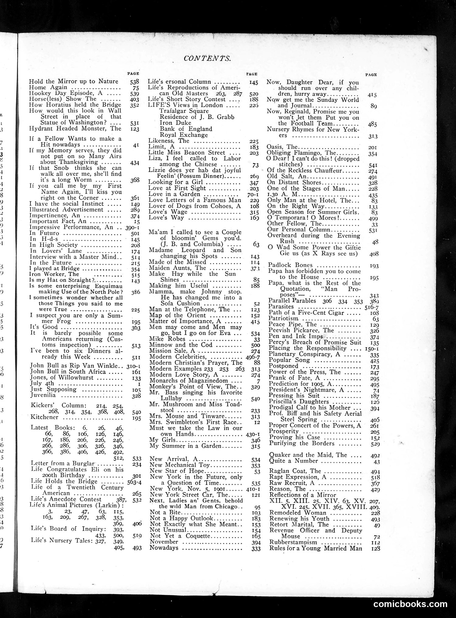 Life — 1901 — page 1 of 3