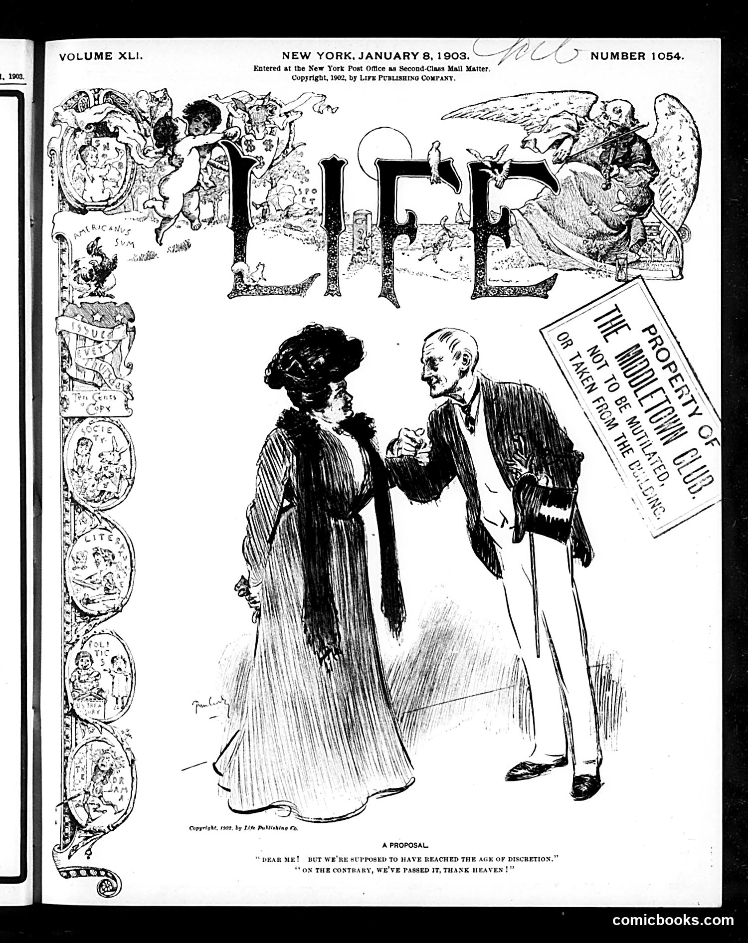 Life — January 8, 1903 — page 1 of 20