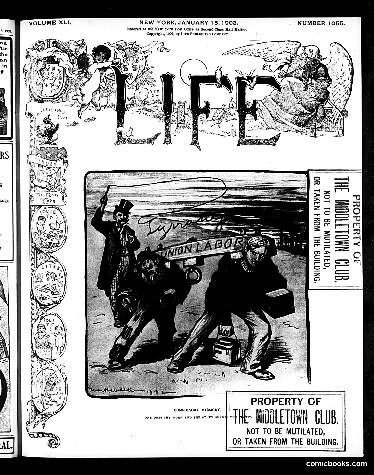 Life — January 15, 1903 — page 1 of 20