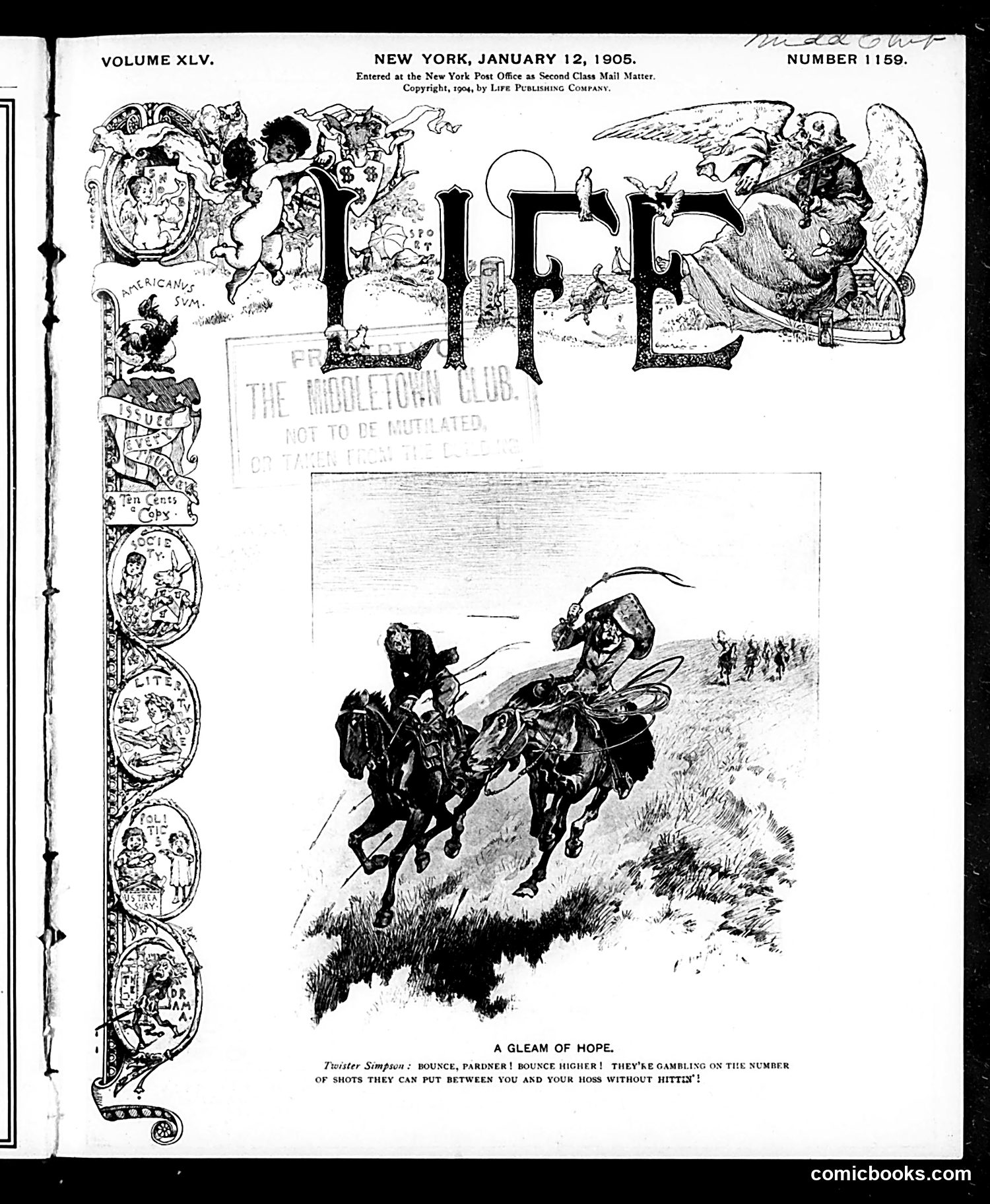 Life — January 12, 1905 — page 1 of 20