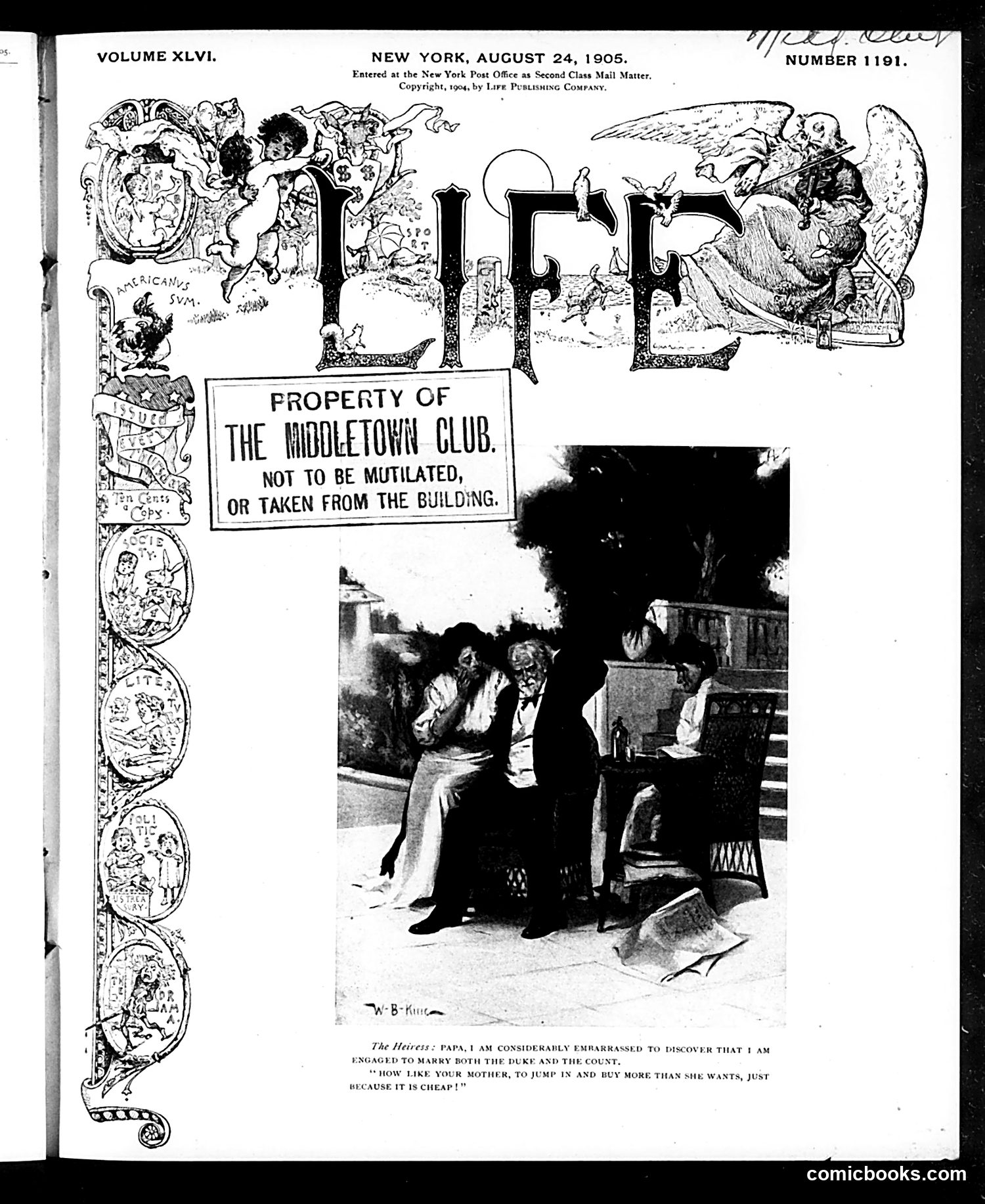 Life — August 24, 1905 — page 1 of 24
