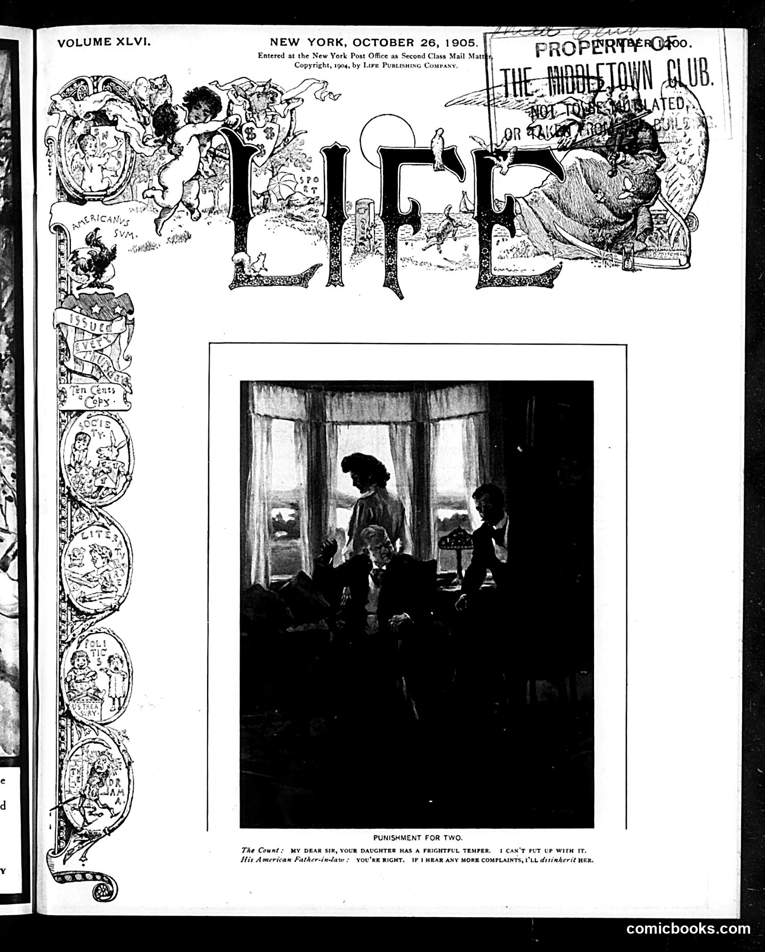Life — October 26, 1905 — page 1 of 26