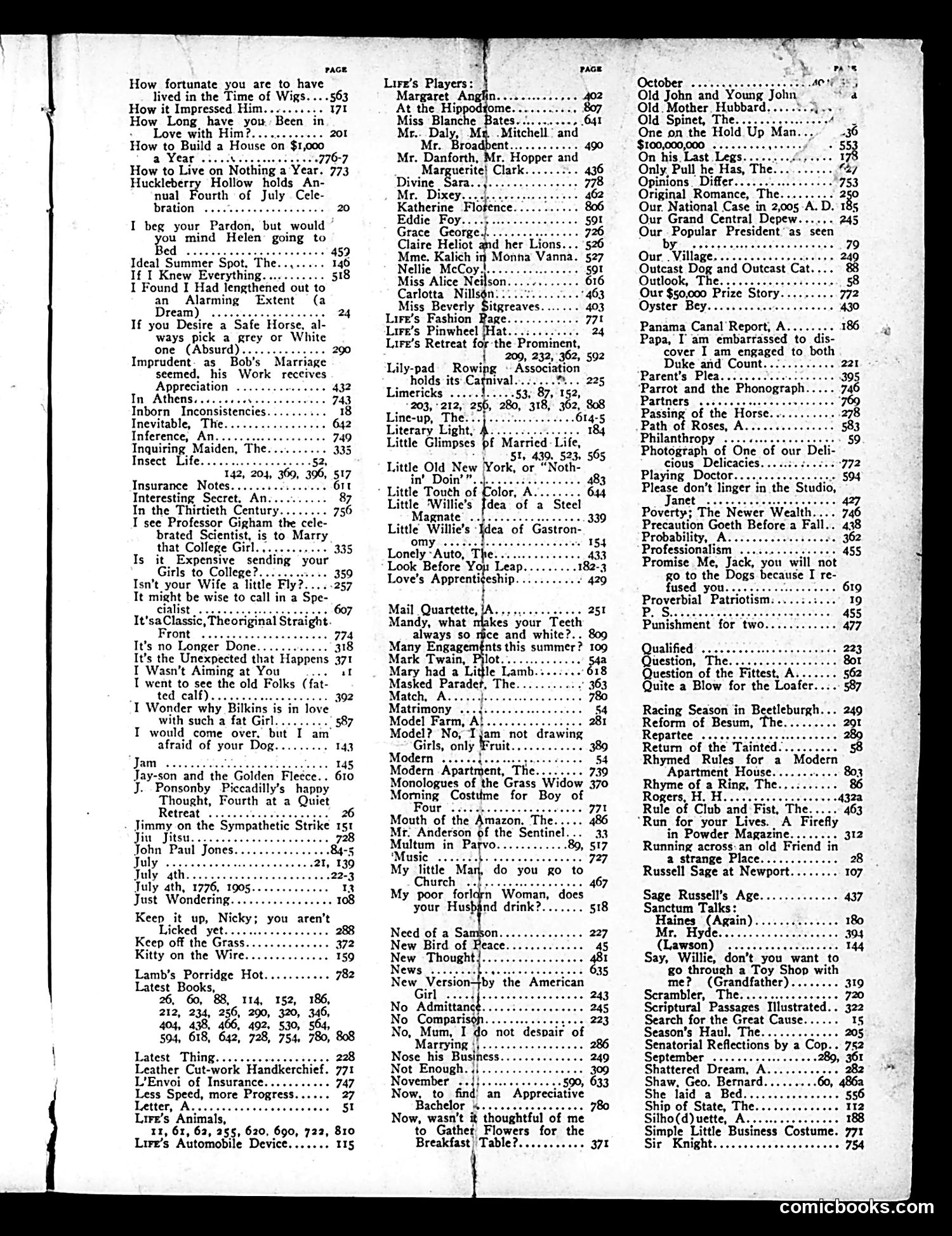 Life — 1905 — page 1 of 3
