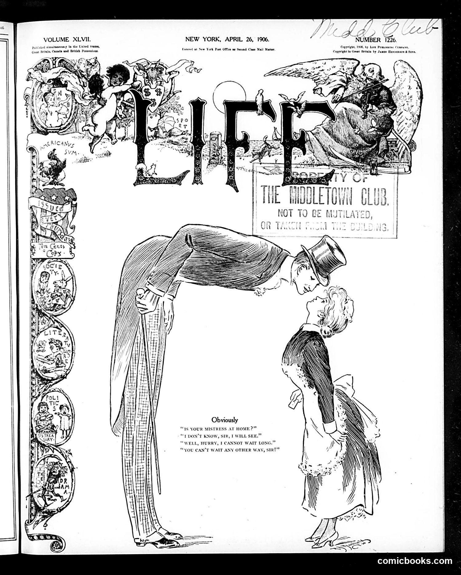 Life — April 26, 1906 — page 1 of 24