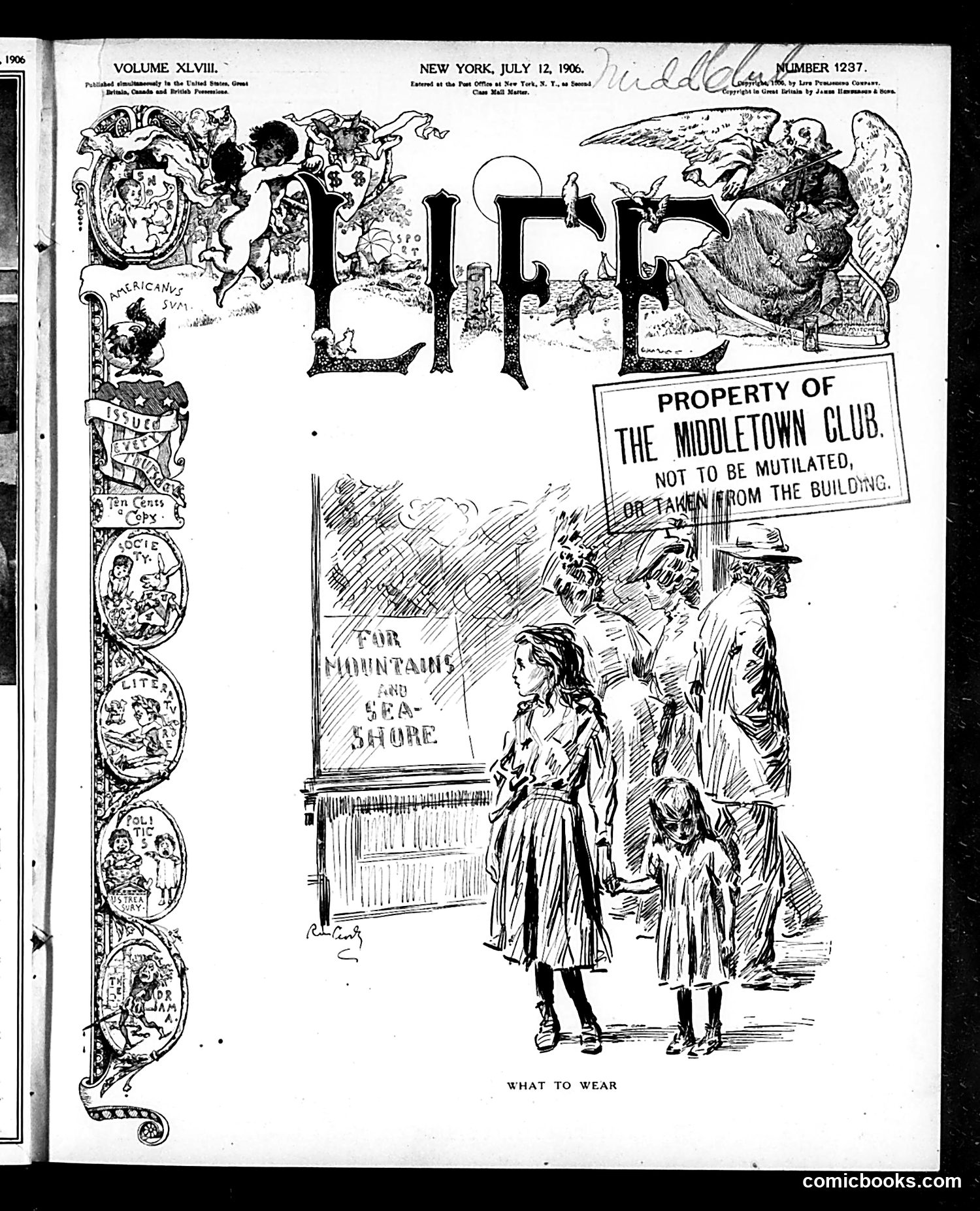 Life — July 12, 1906 — page 1 of 24