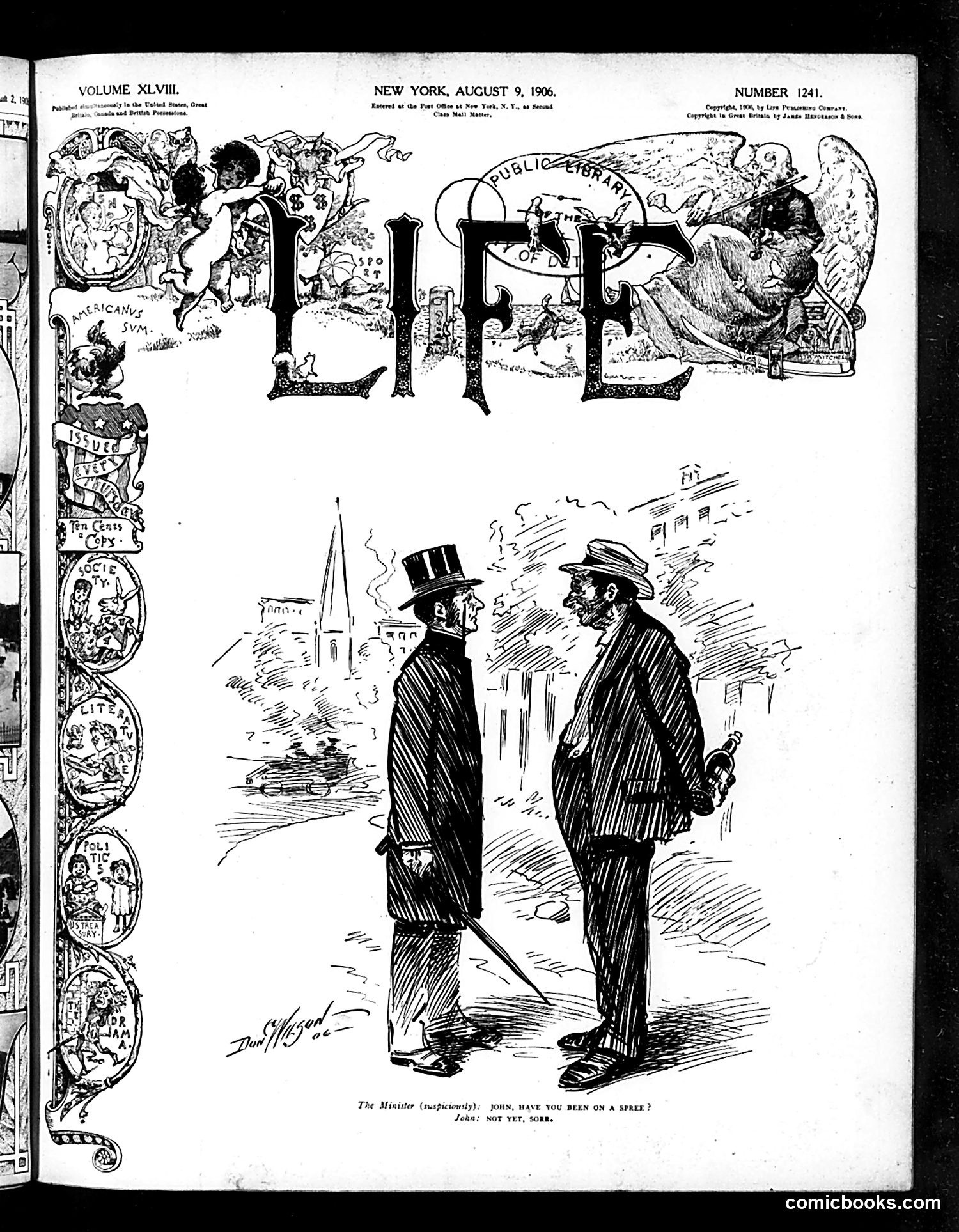 Life — August 9, 1906 — page 1 of 20