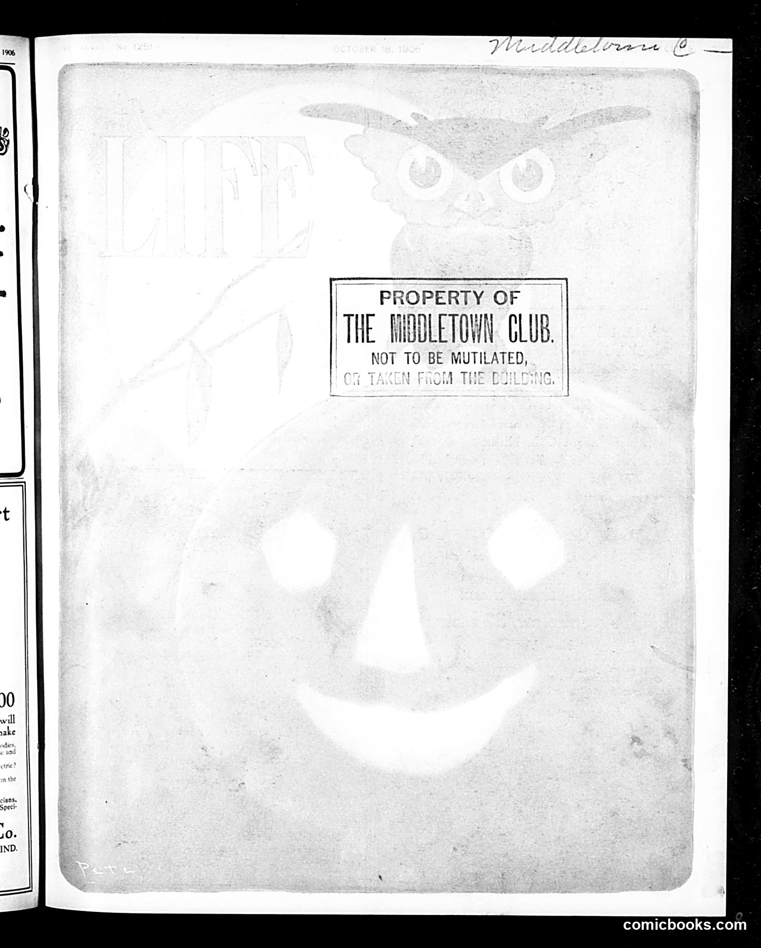 Life — October 18, 1906 — page 1 of 28