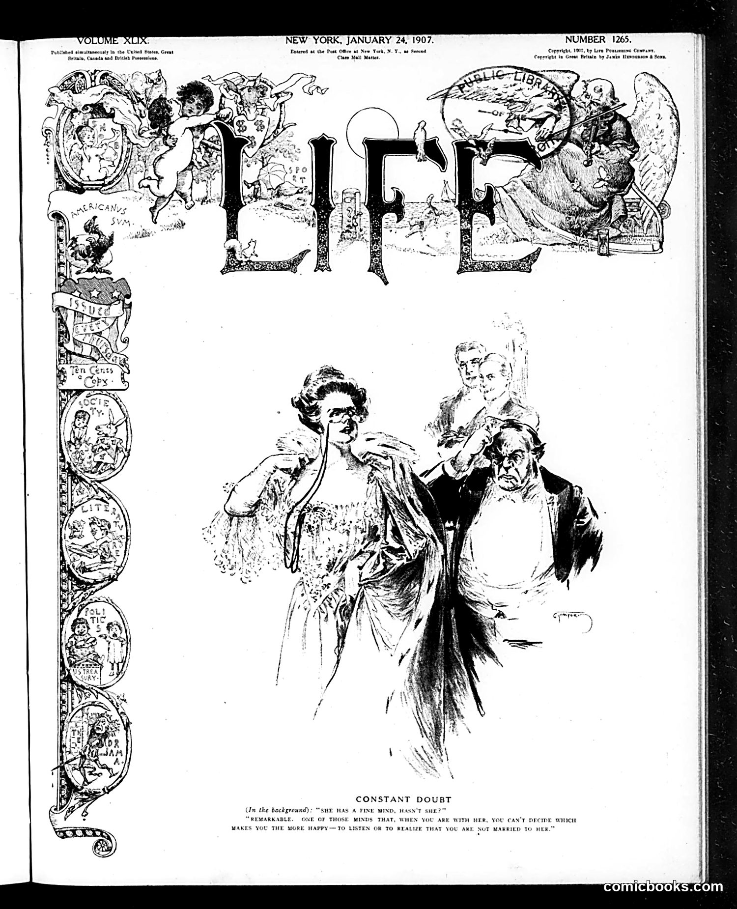 Life — January 24, 1907 — page 1 of 24