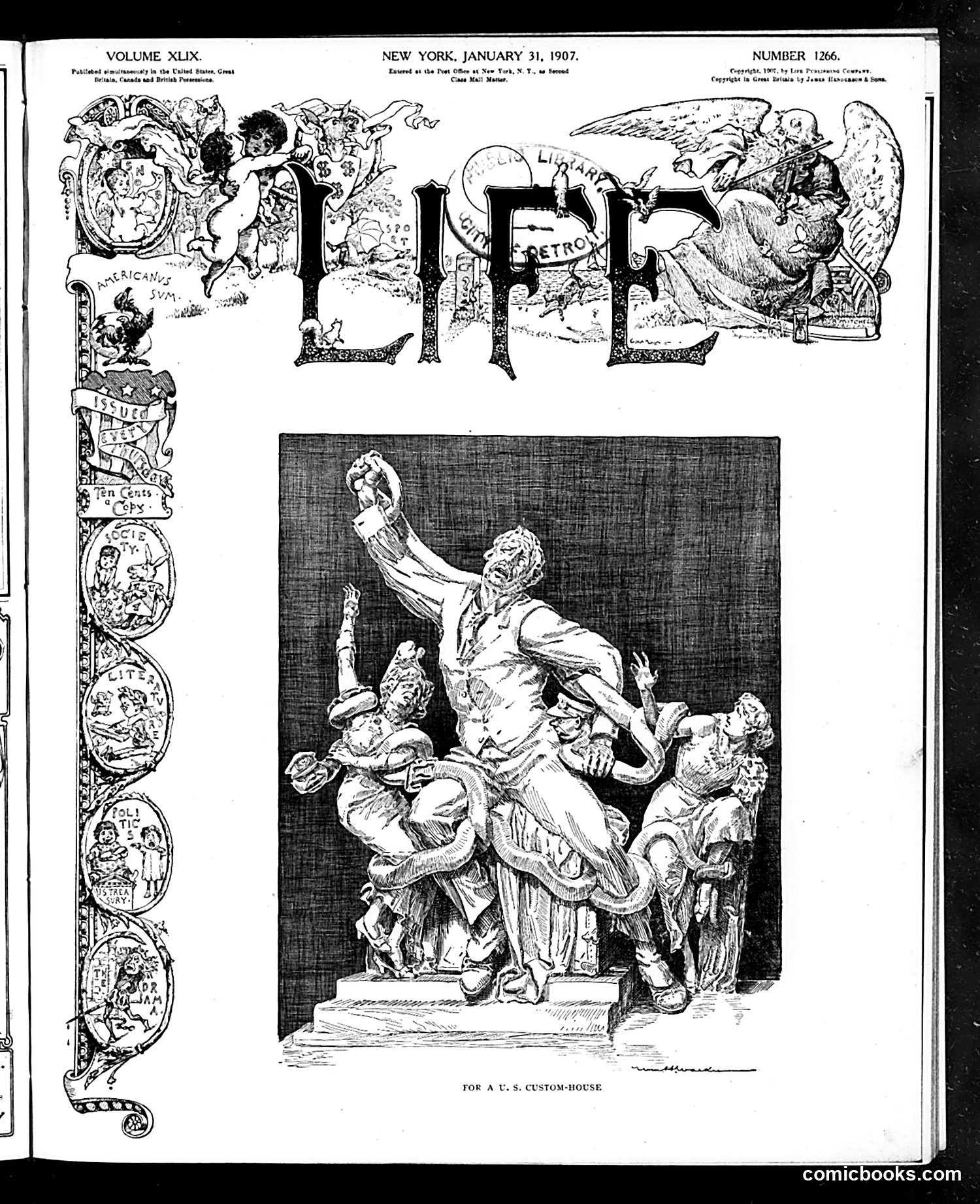 Life — January 31, 1907 — page 1 of 24