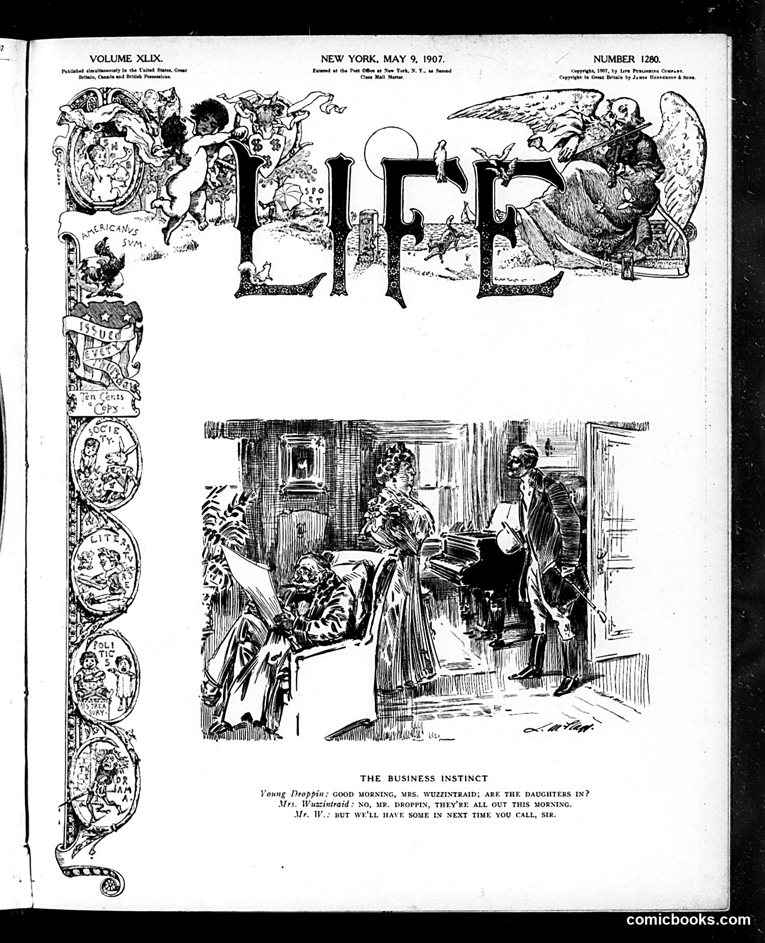 Life — May 9, 1907 — page 1 of 24