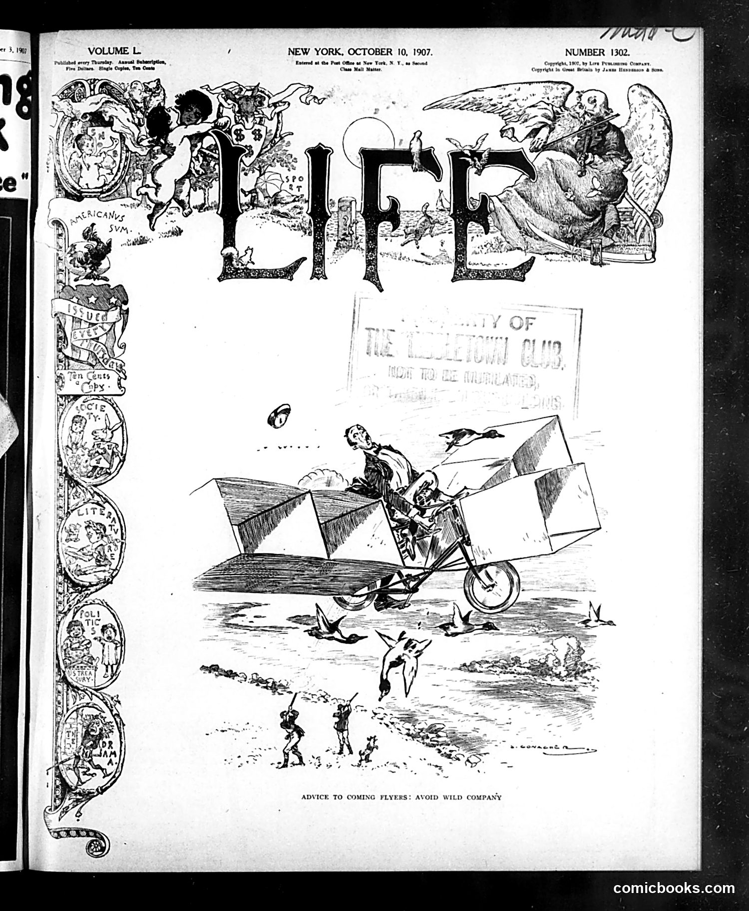 Life — October 10, 1907 — page 1 of 24