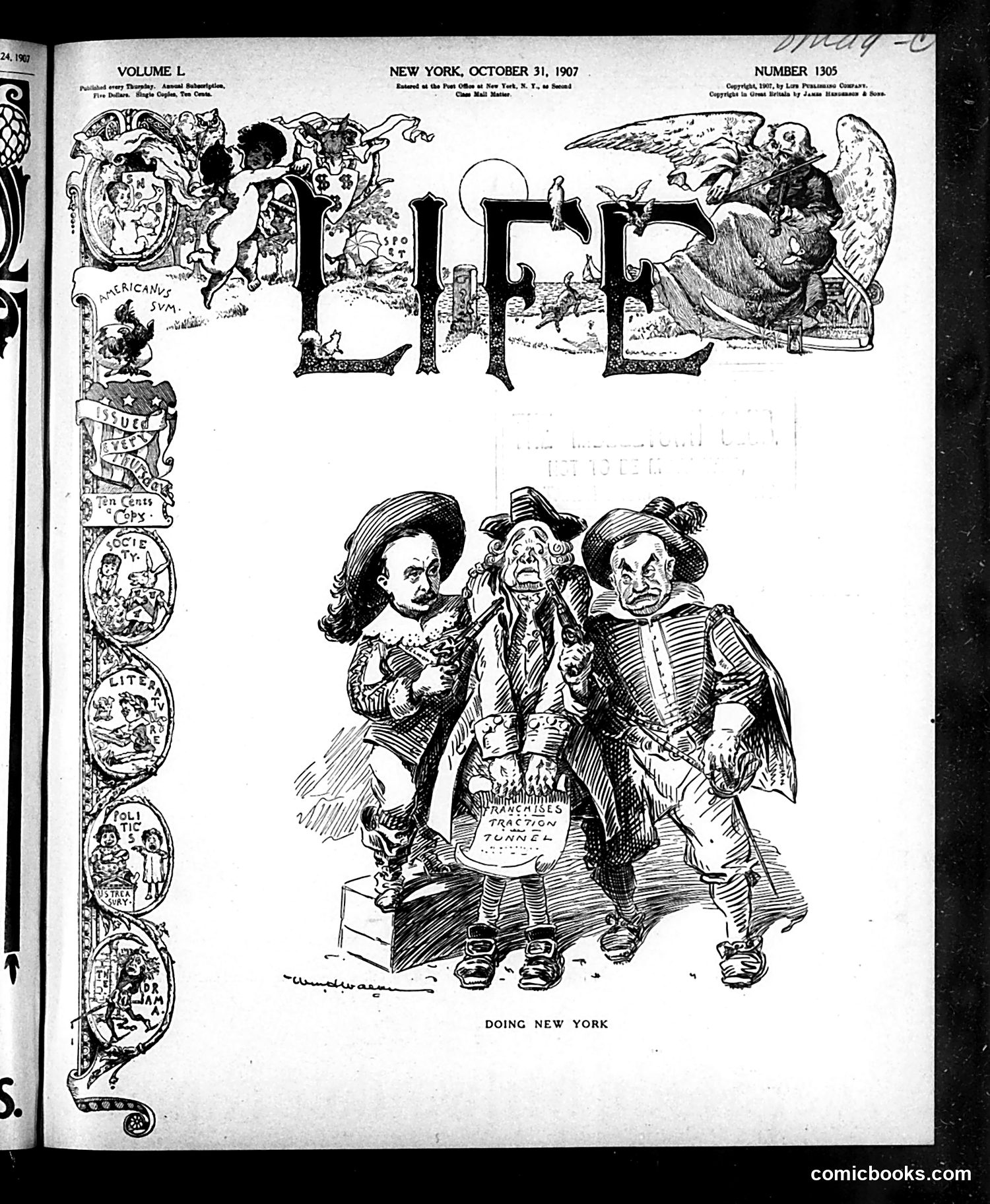 Life — October 31, 1907 — page 1 of 22