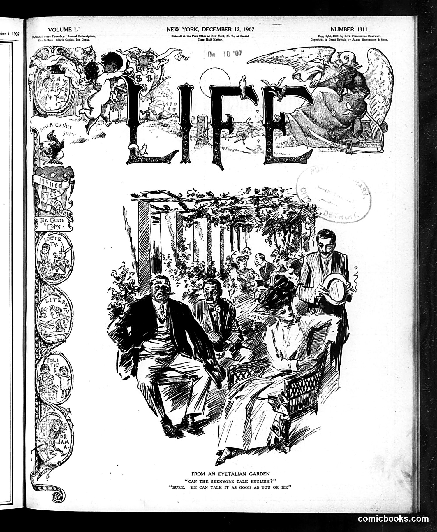 Life — December 12, 1907 — page 1 of 20