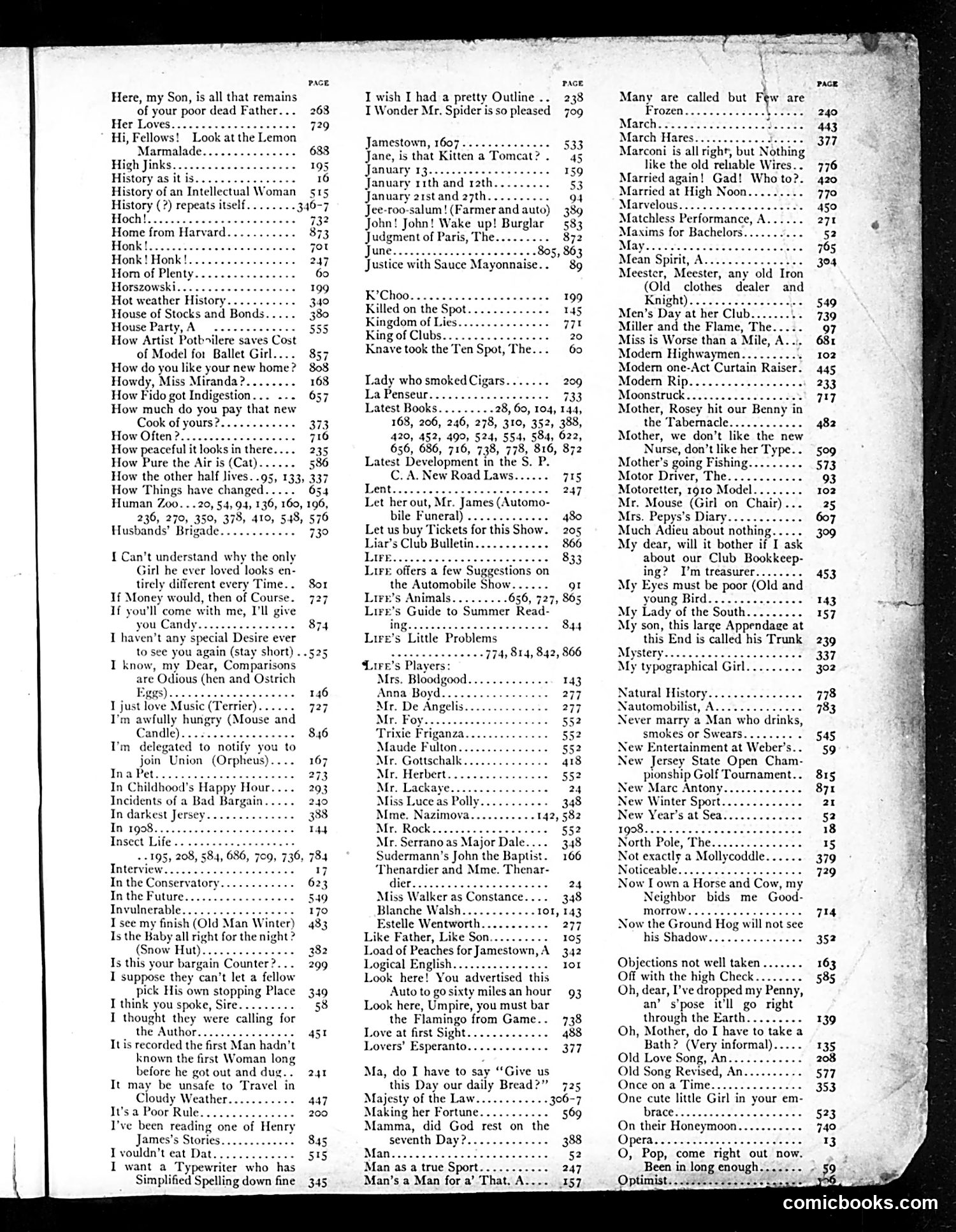 Life — 1907 — page 1 of 5