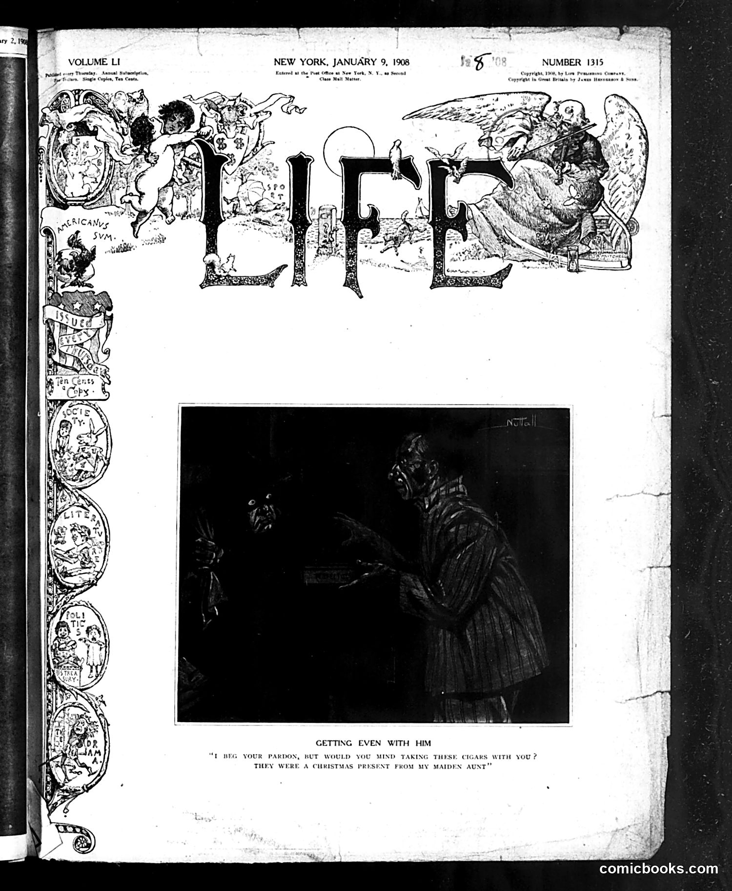 Life — January 9, 1908 — page 1 of 22