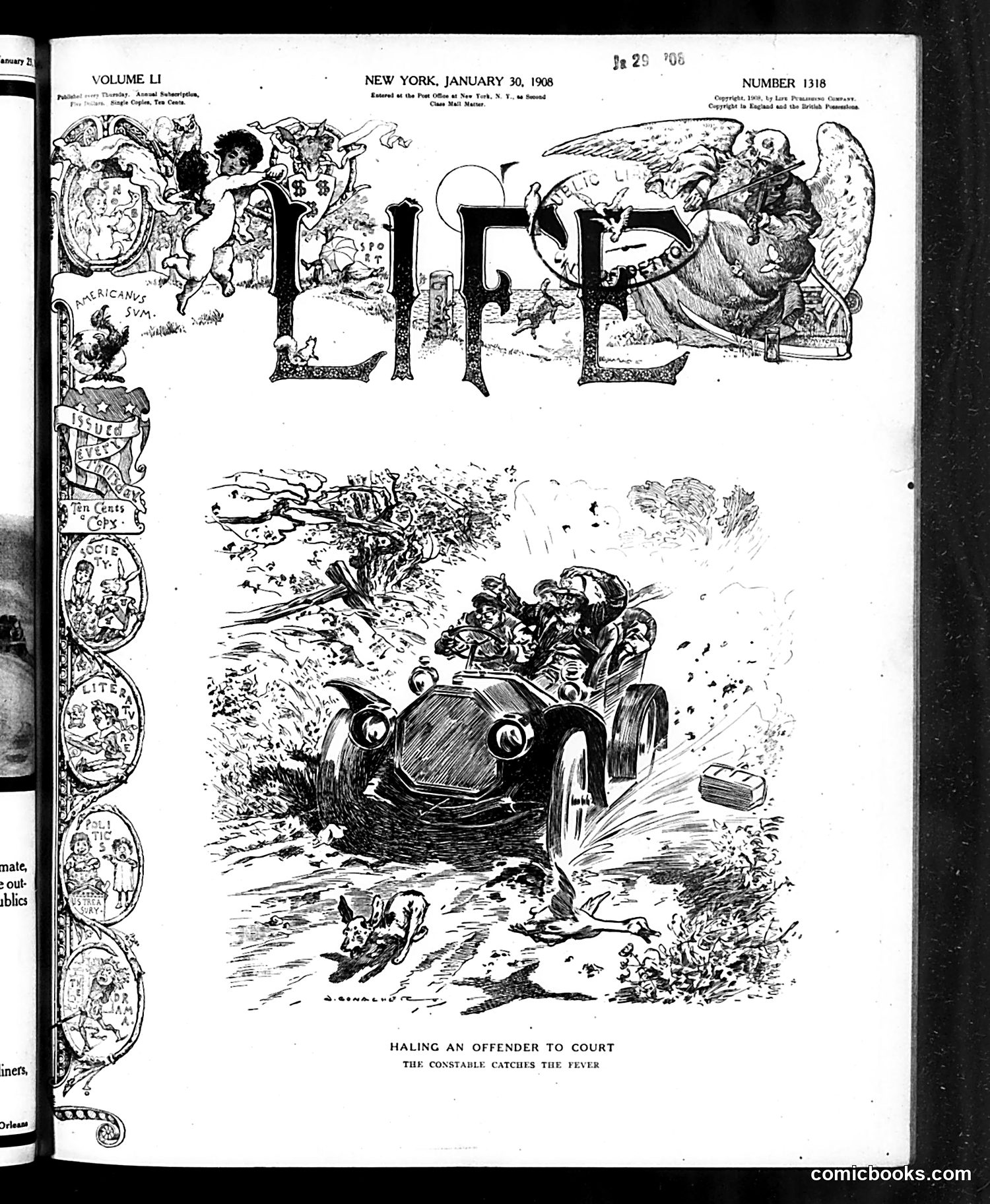 Life — January 30, 1908 — page 1 of 22