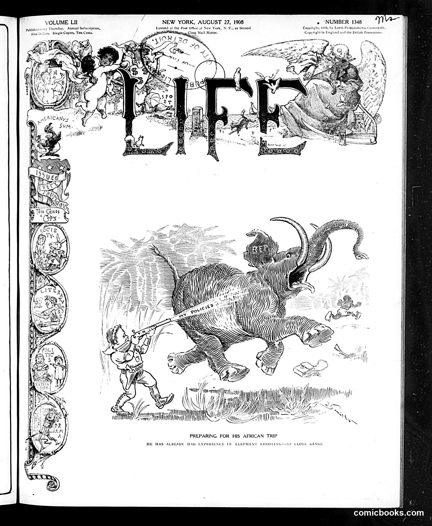 Life — August 27, 1908 — page 1 of 20