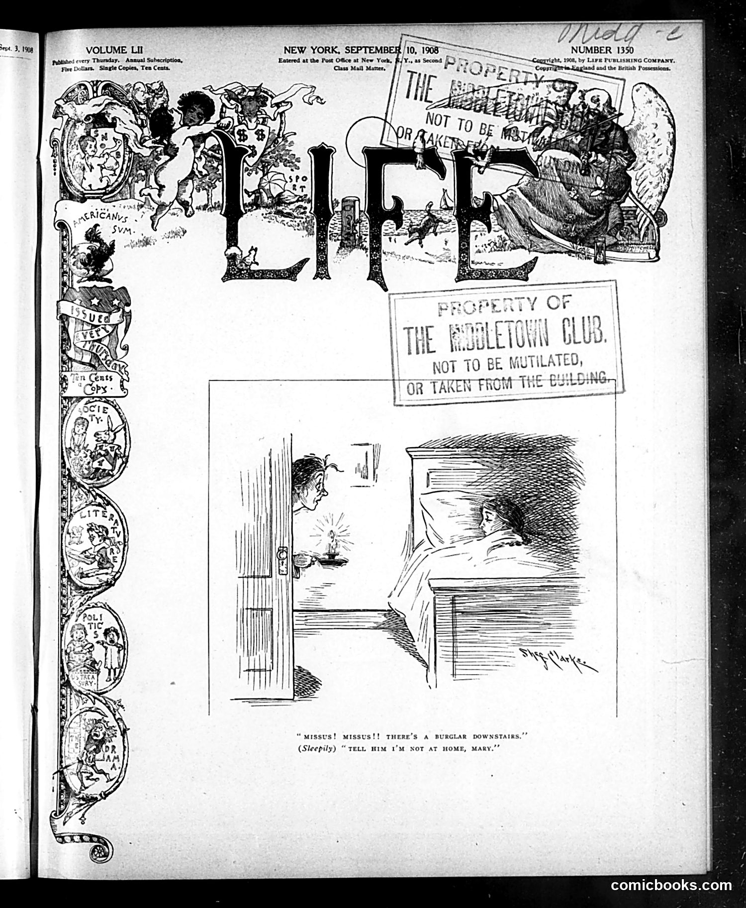 Life — September 10, 1908 — page 1 of 22