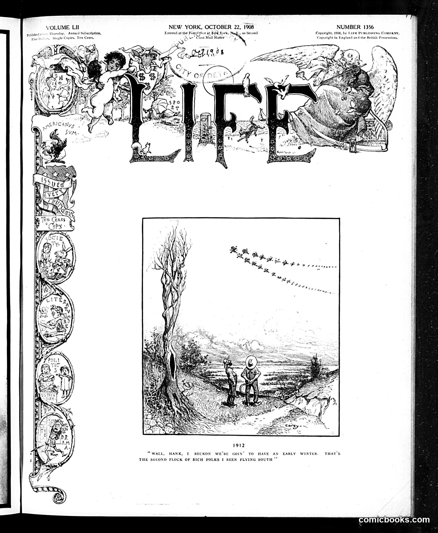 Life — October 22, 1908 — page 1 of 24