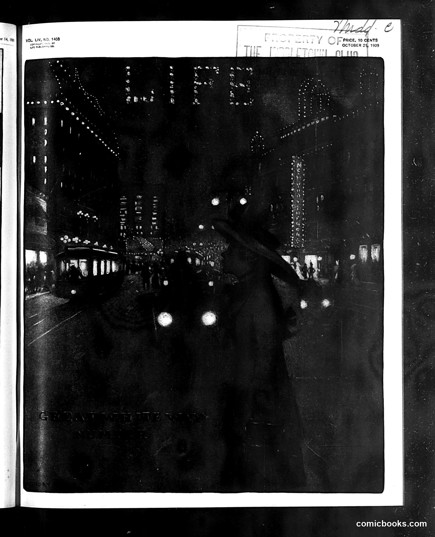 Life — October 21, 1909 — page 1 of 32
