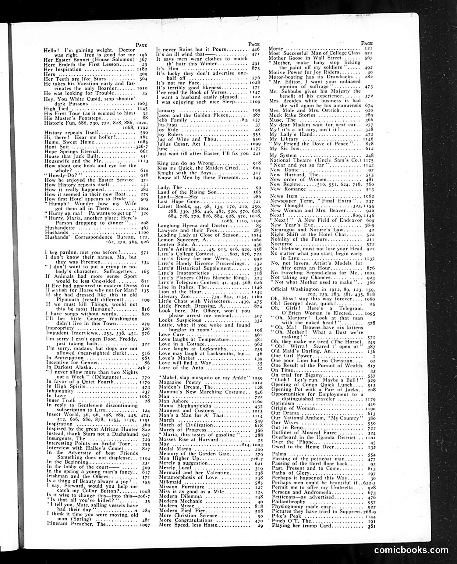 Life — 1910 — page 1 of 7