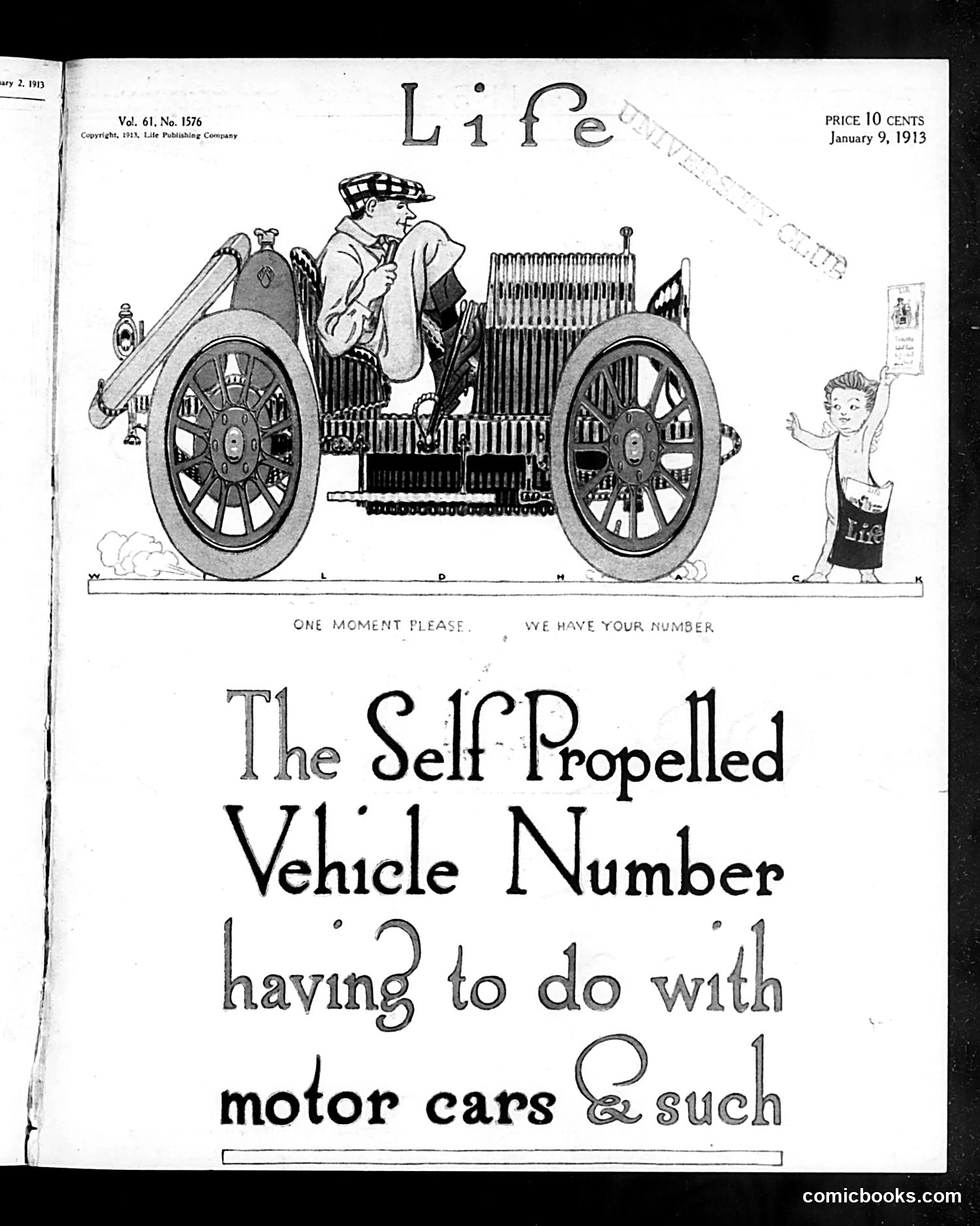 Life — January 9, 1913 — page 1 of 100