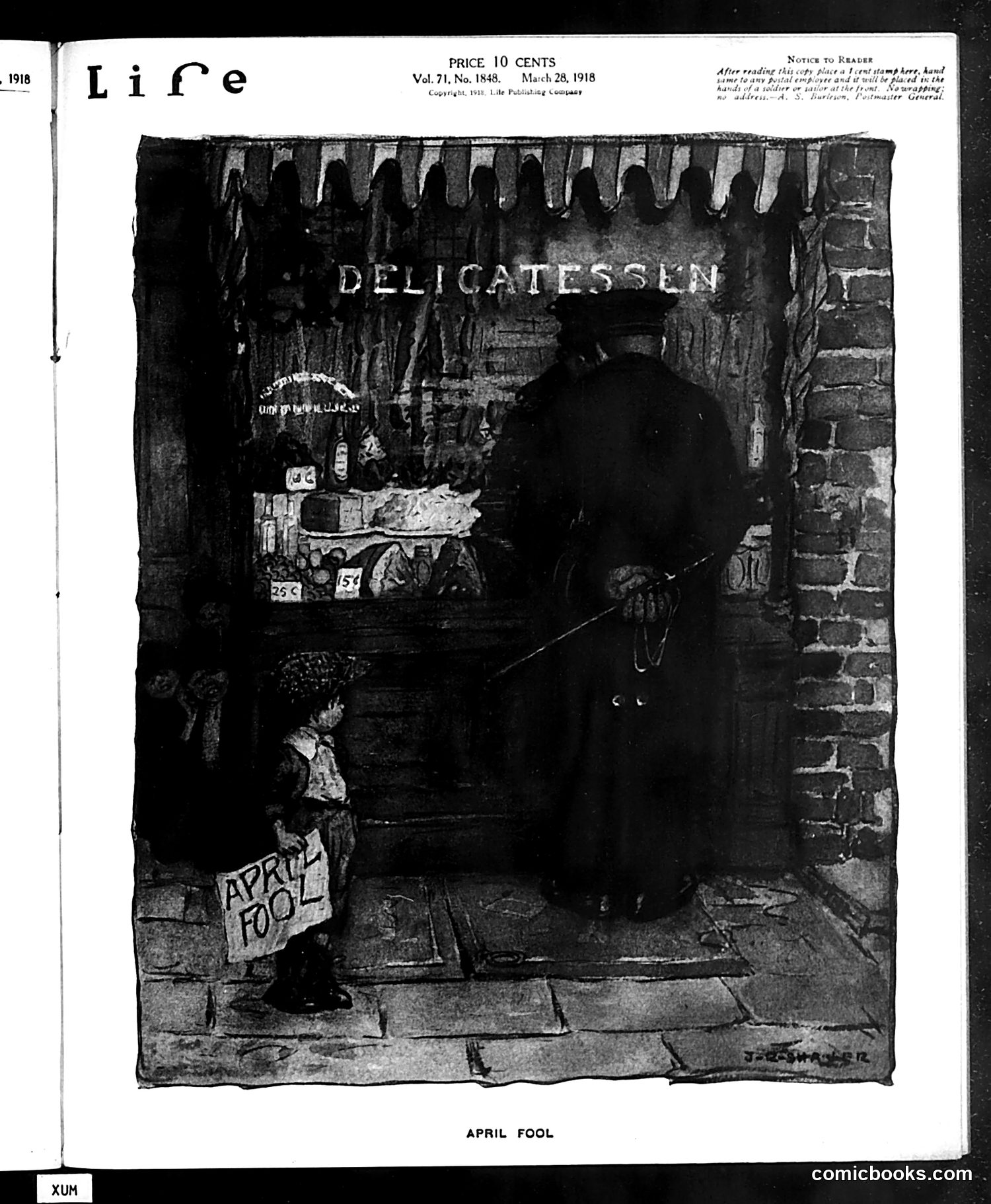 Life — March 28, 1918 — page 1 of 40