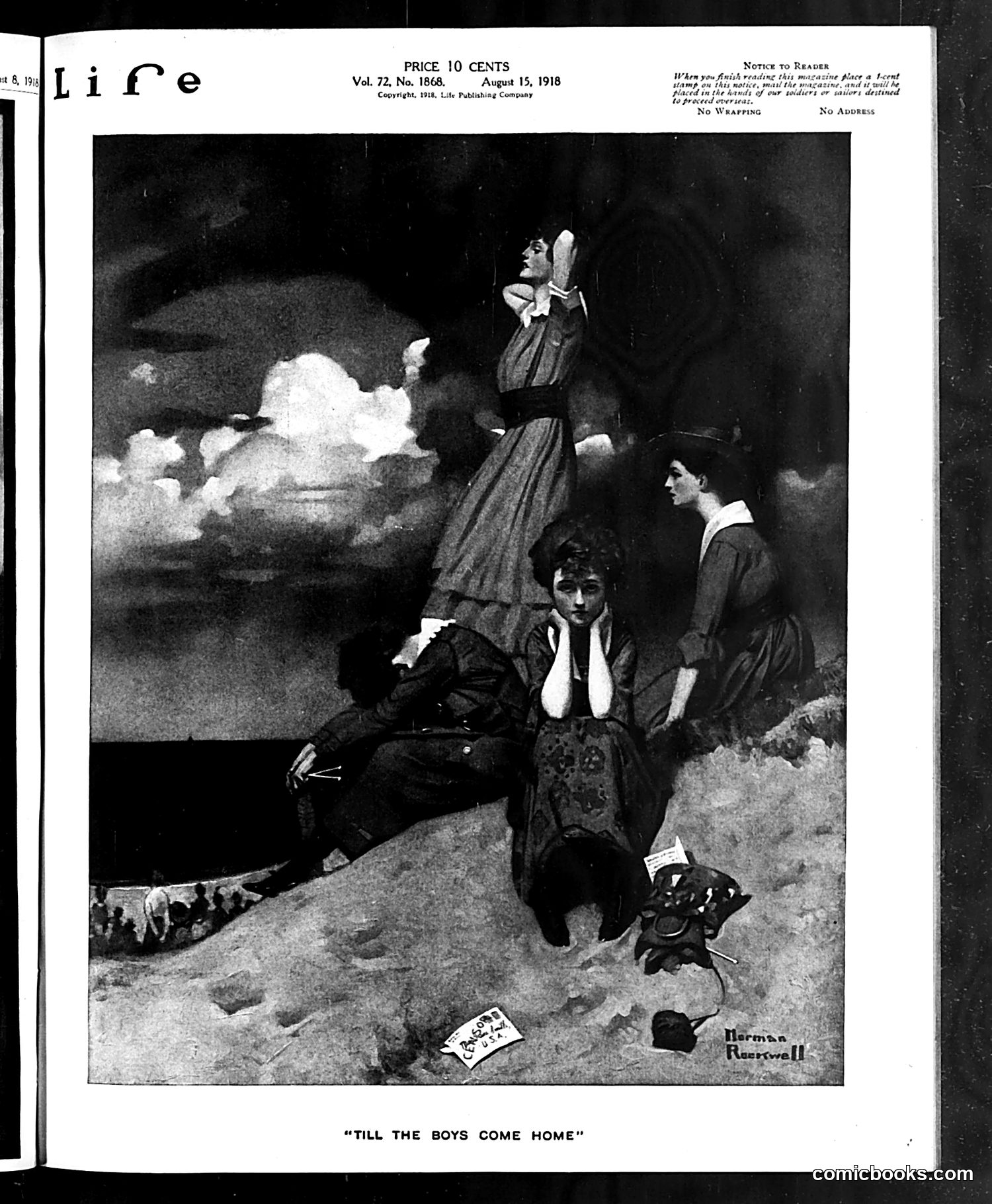 Life — August 15, 1918 — page 1 of 36