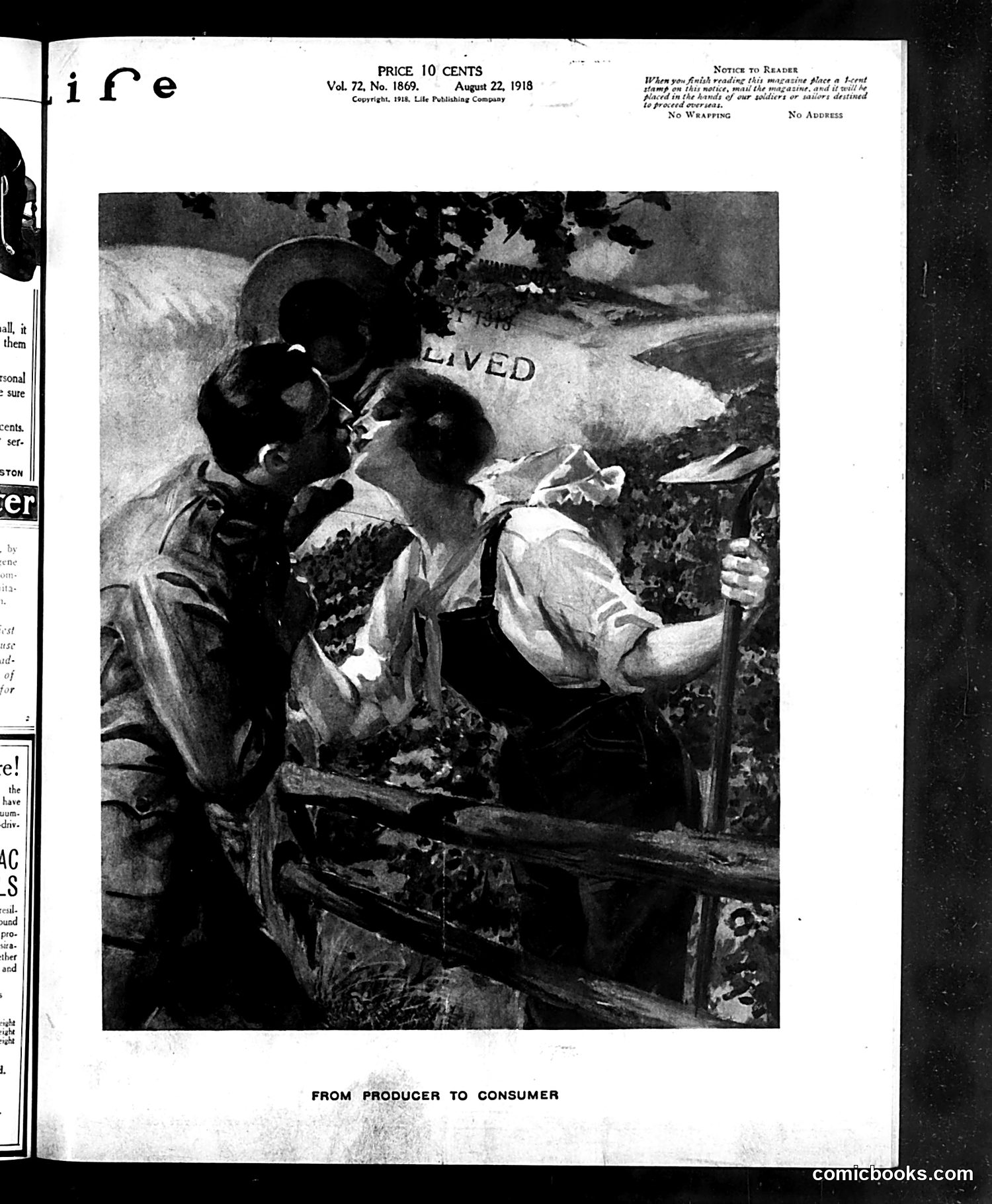 Life — August 22, 1918 — page 1 of 34