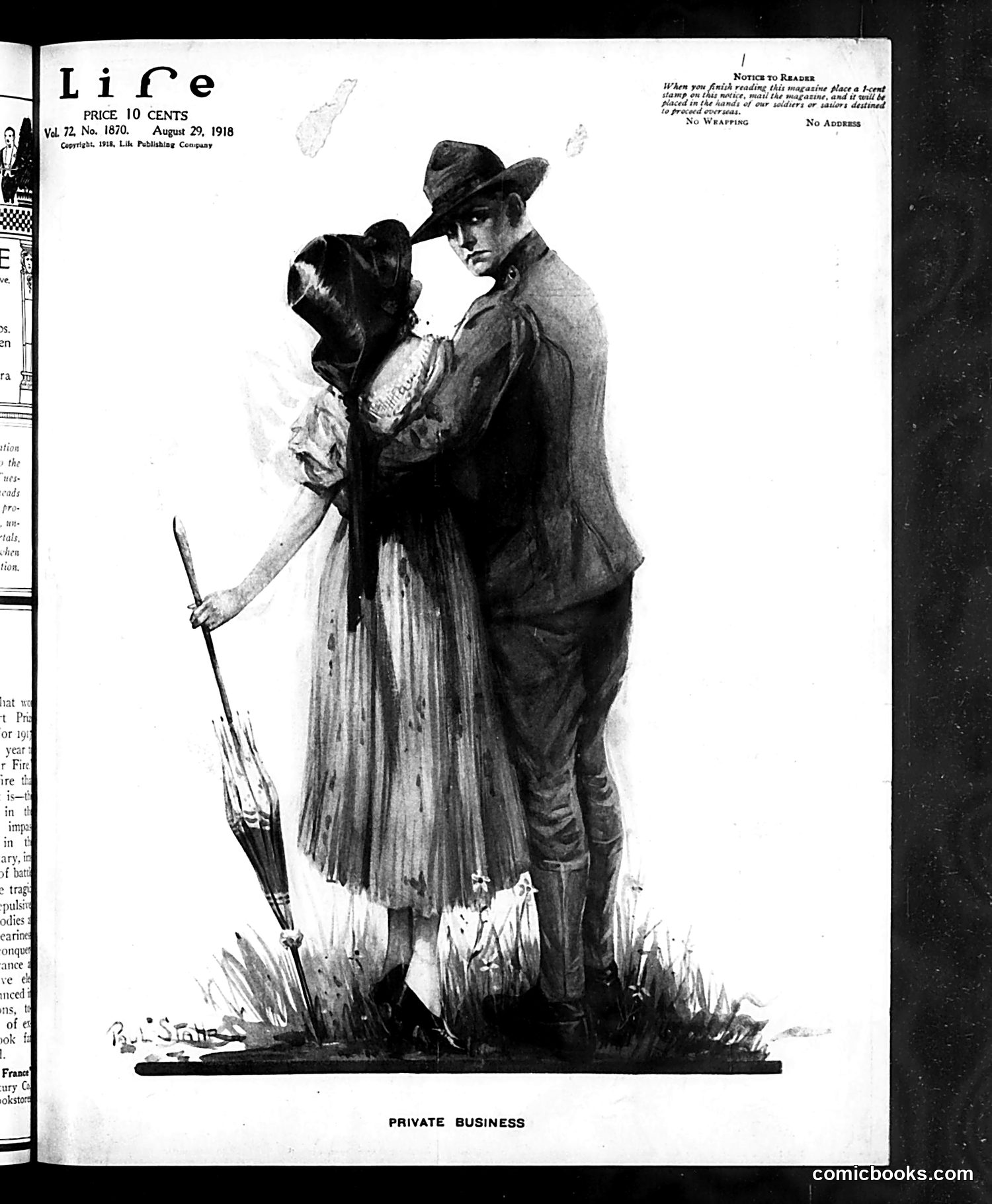 Life — August 29, 1918 — page 1 of 34