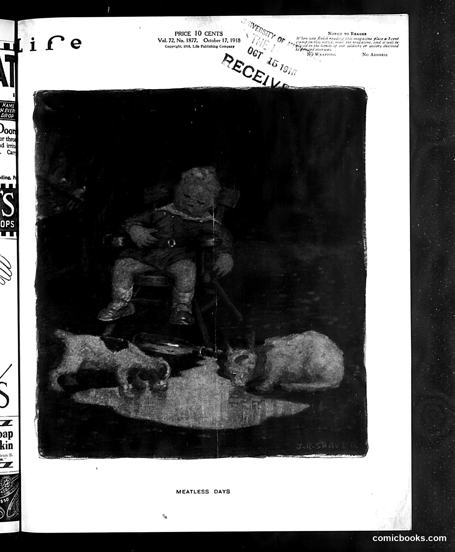 Life — October 17, 1918 — page 1 of 38