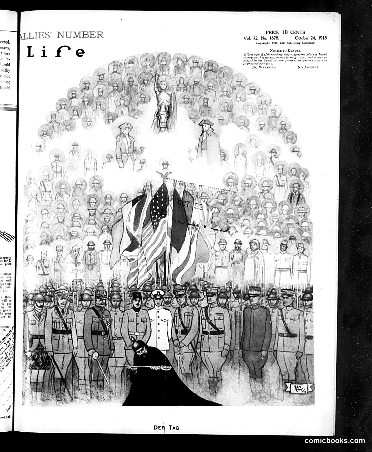 Life — October 24, 1918 — page 1 of 34