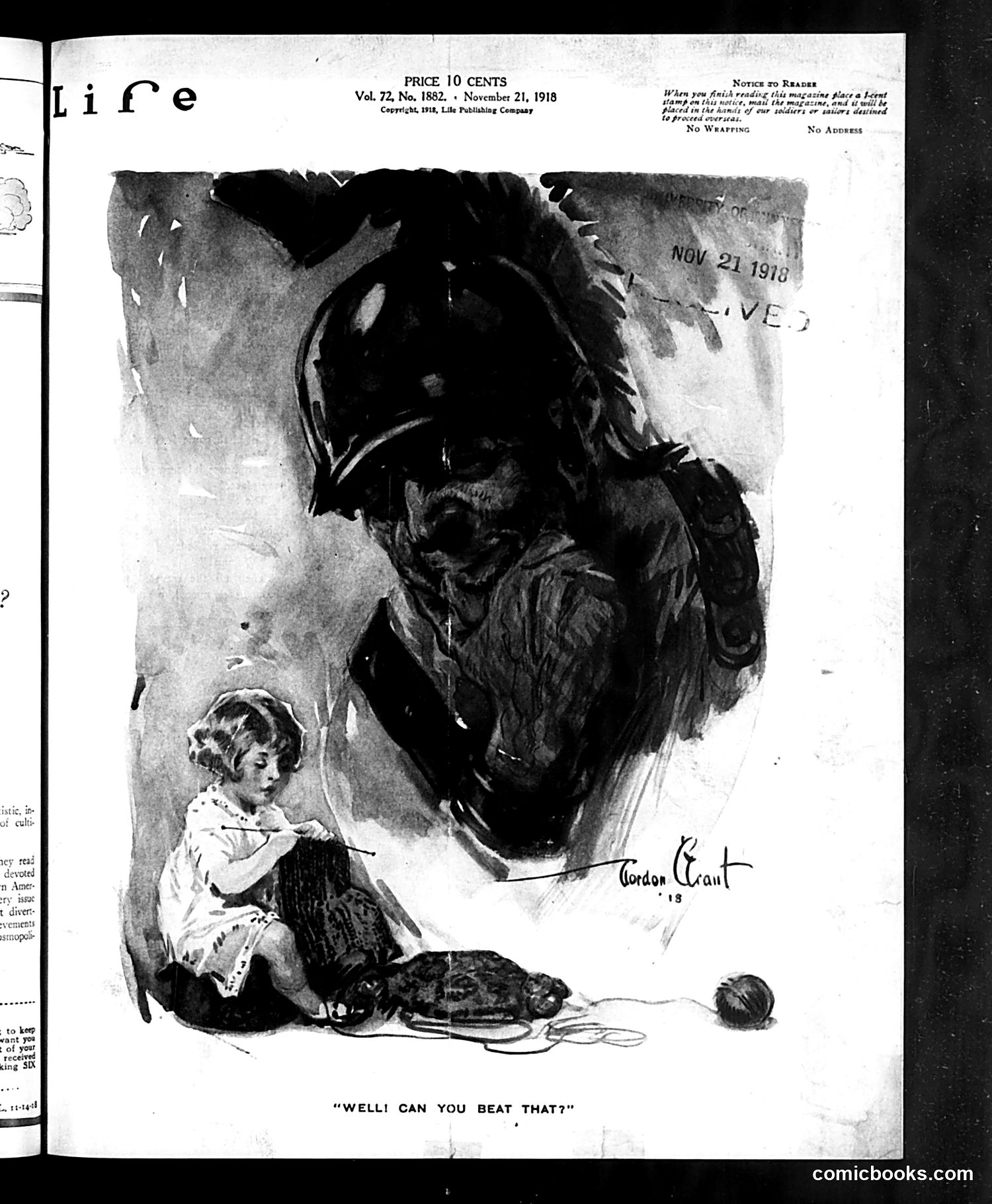 Life — November 21, 1918 — page 1 of 34