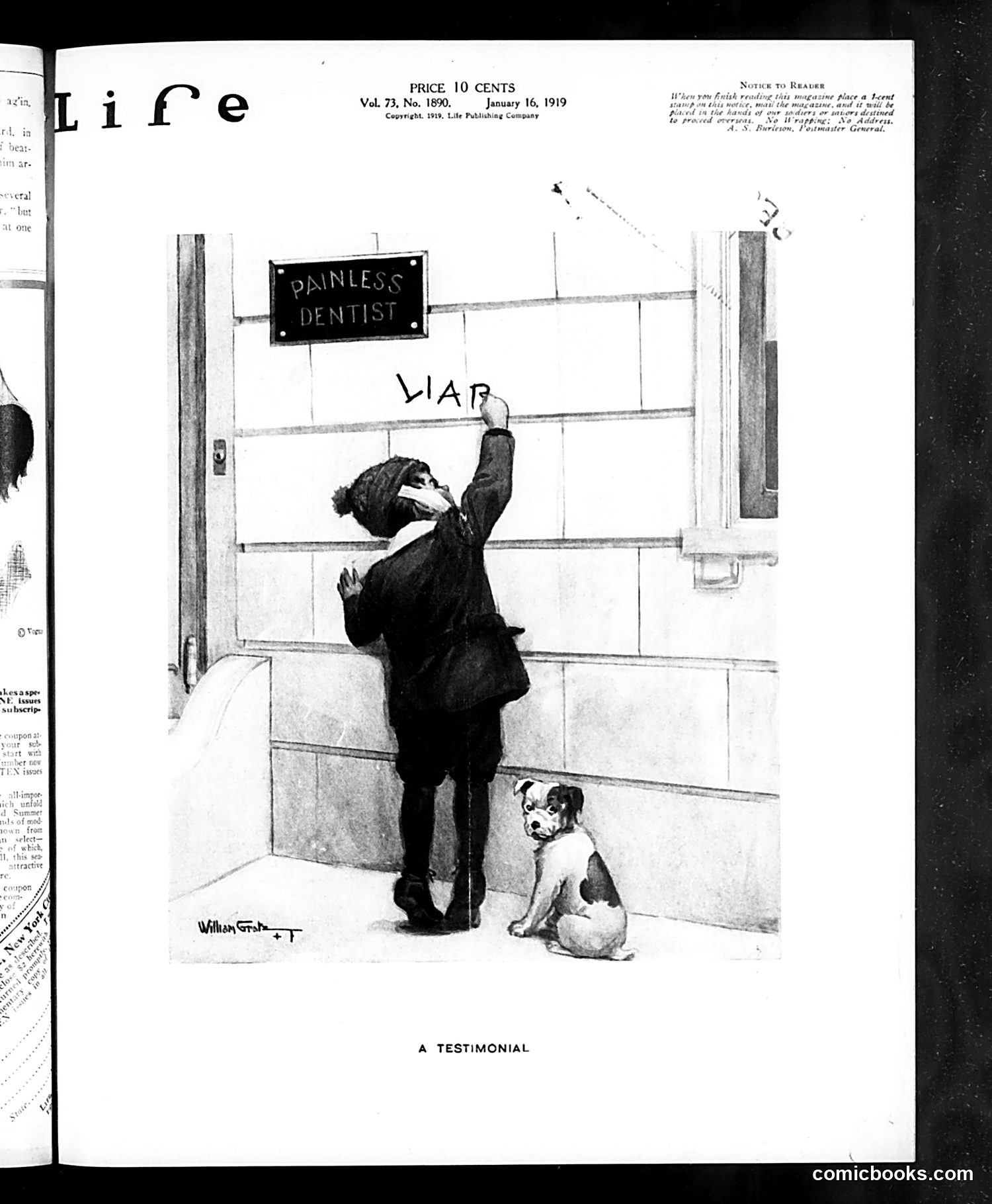 Life — January 16, 1919 — page 1 of 34
