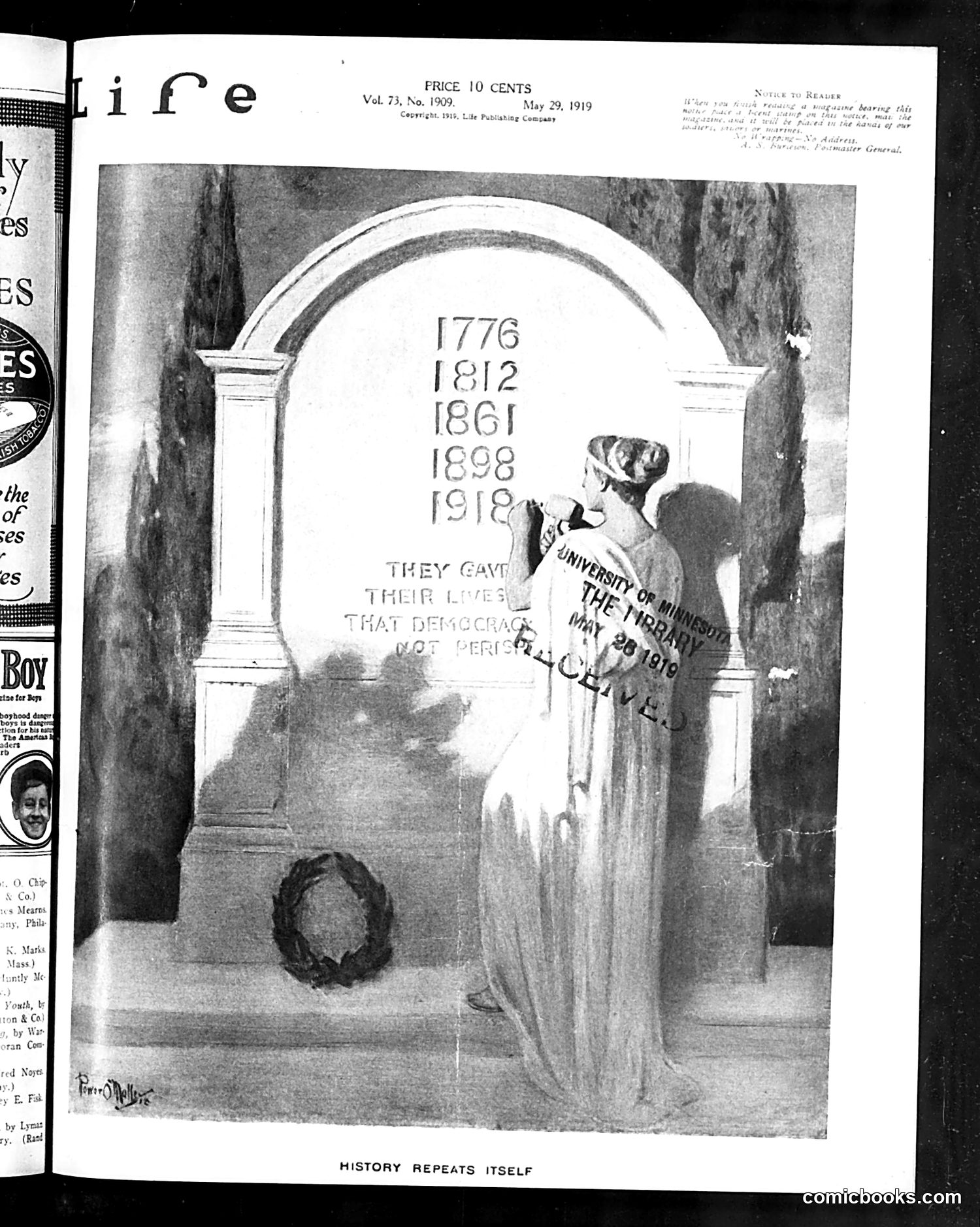 Life — May 29, 1919 — page 1 of 42